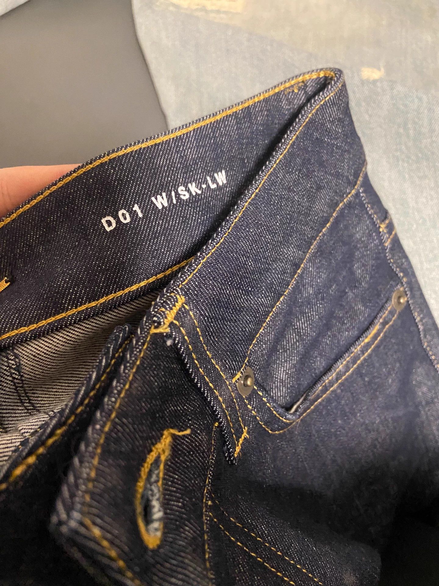 Saint Laurent Paris SAINT LAURENT SLP 2013FW Bright Blue Women's 26 Jeans Size 26" / US 2 / IT 38 - 4 Thumbnail