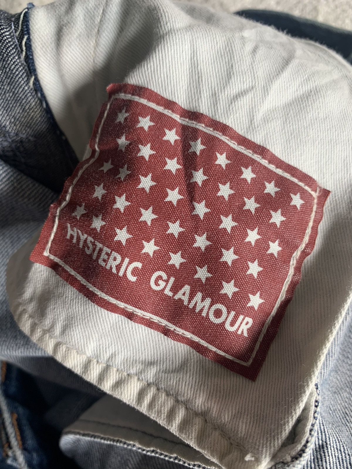 Kapital RARE💥HYSTERIC GLAMOUR STAR FLARED REPAIRED DISTRESSED DENIM Size US 30 / EU 46 - 13 Thumbnail