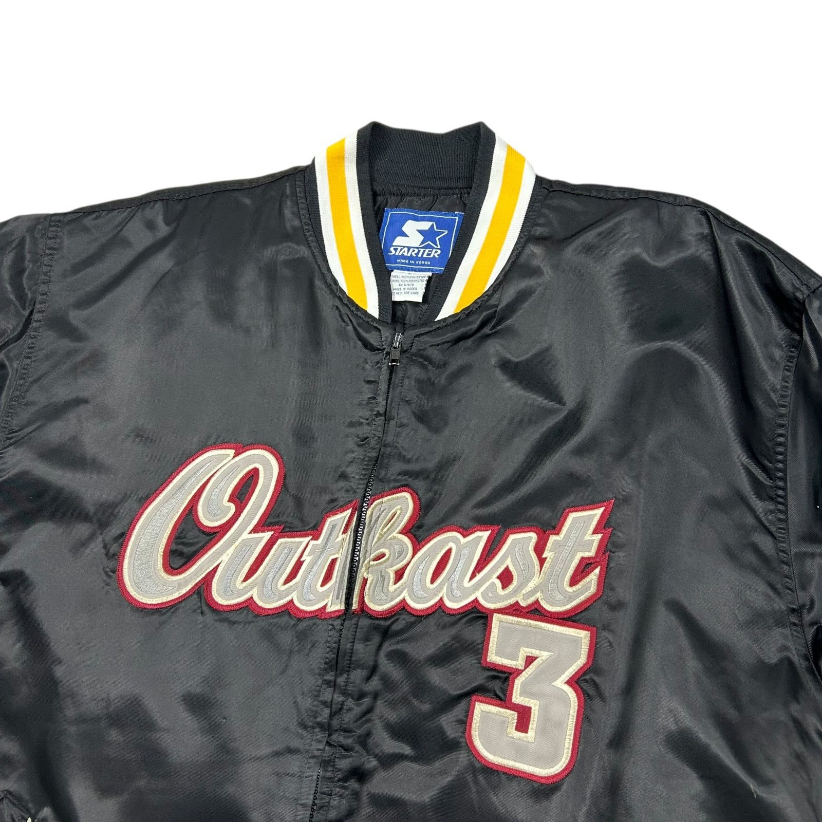 Starter RARE 00s OUTKAST 3 ALL PRO 3000 SATIN JACKET HIP HOP RAP Size US L / EU 52-54 / 3 - 2 Thumbnail