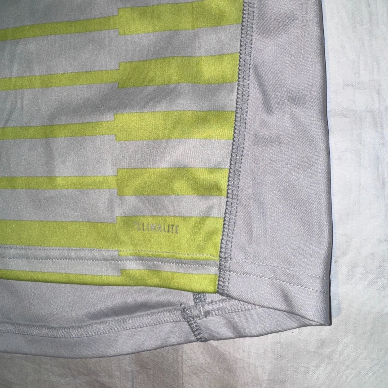 Adidas MLS Solar Adidas Men's Authentic Short Sleeve Gray/Green Soc Size US L / EU 52-54 / 3 - 5 Thumbnail