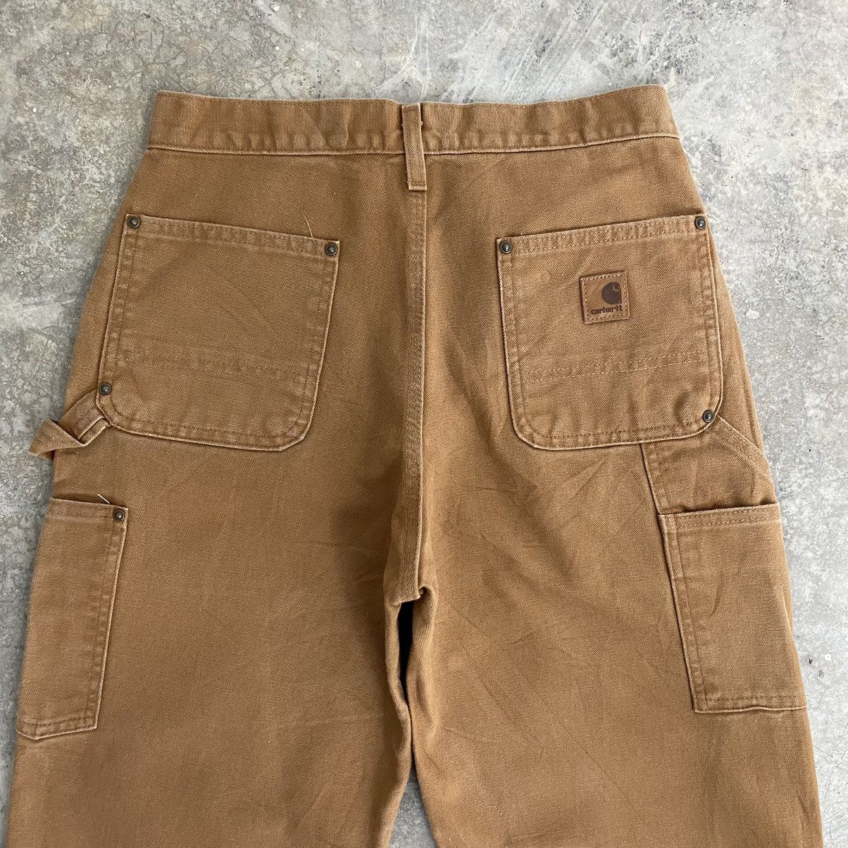 Carhartt Vintage Carhartt Double Knee Tan Dirty Carpenter Pants Size US 29 - 13 Thumbnail