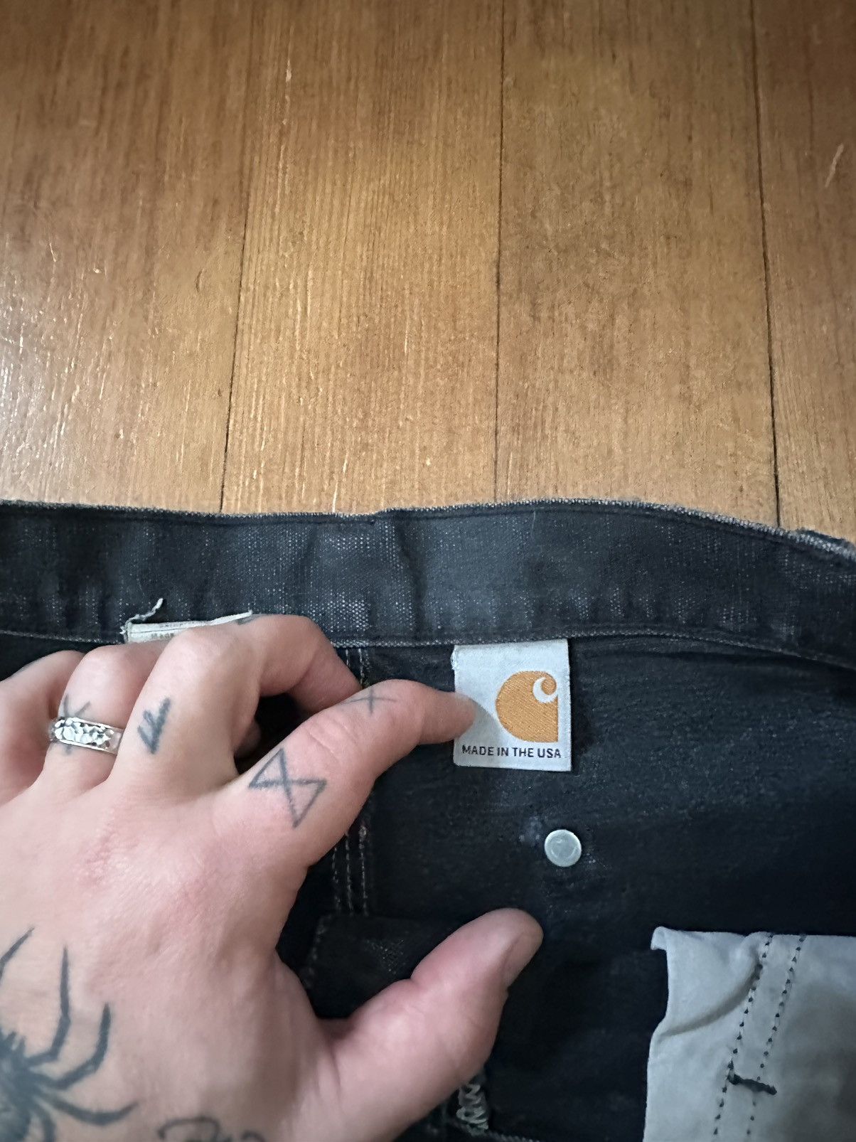 Carhartt × Vintage Carhartt vintage thrashed faded work pants Size US 33 - 4 Thumbnail