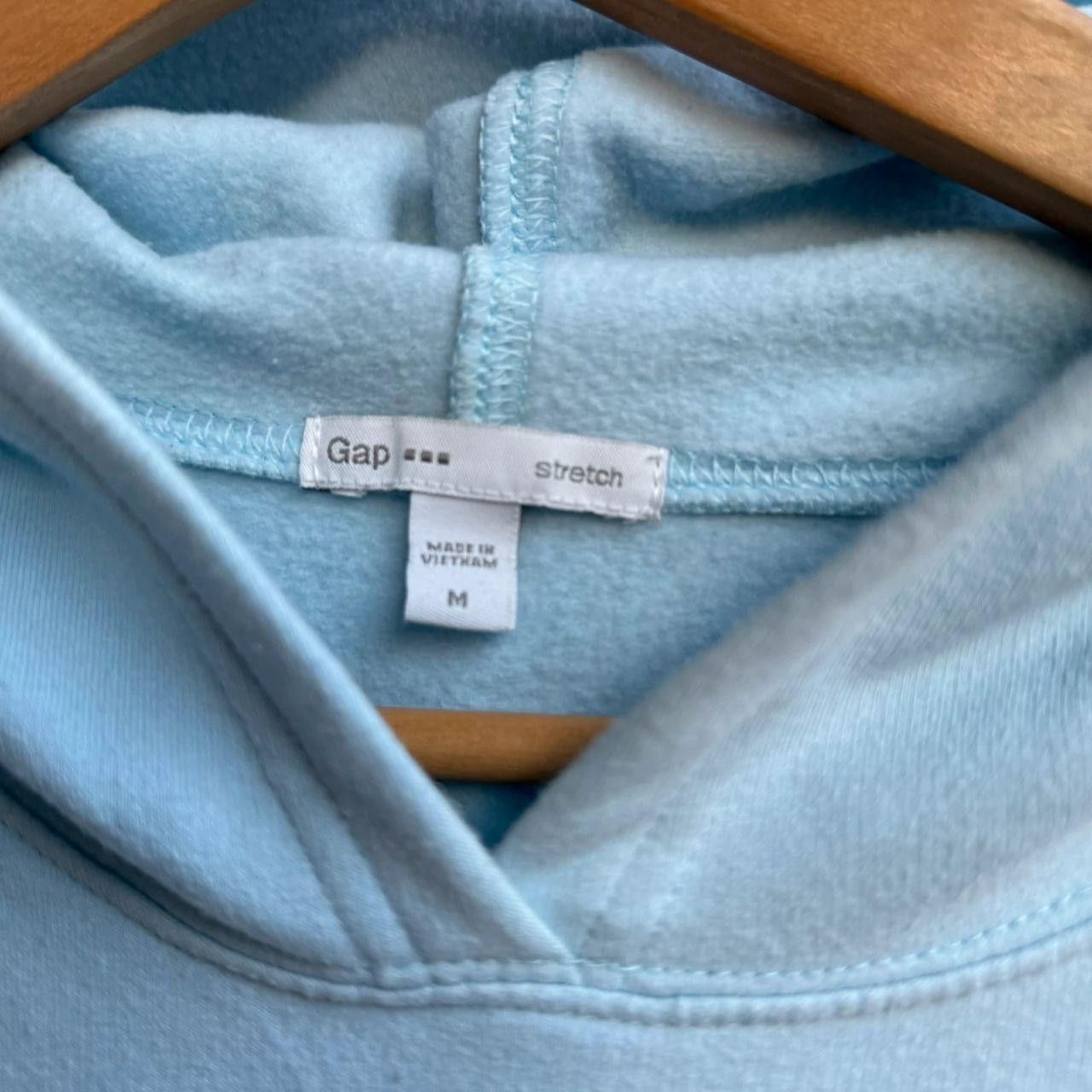 Gap GAP Hoodie Vintage Retro 90s Baby Blue Size S / US 4 / IT 40 - 5 Thumbnail