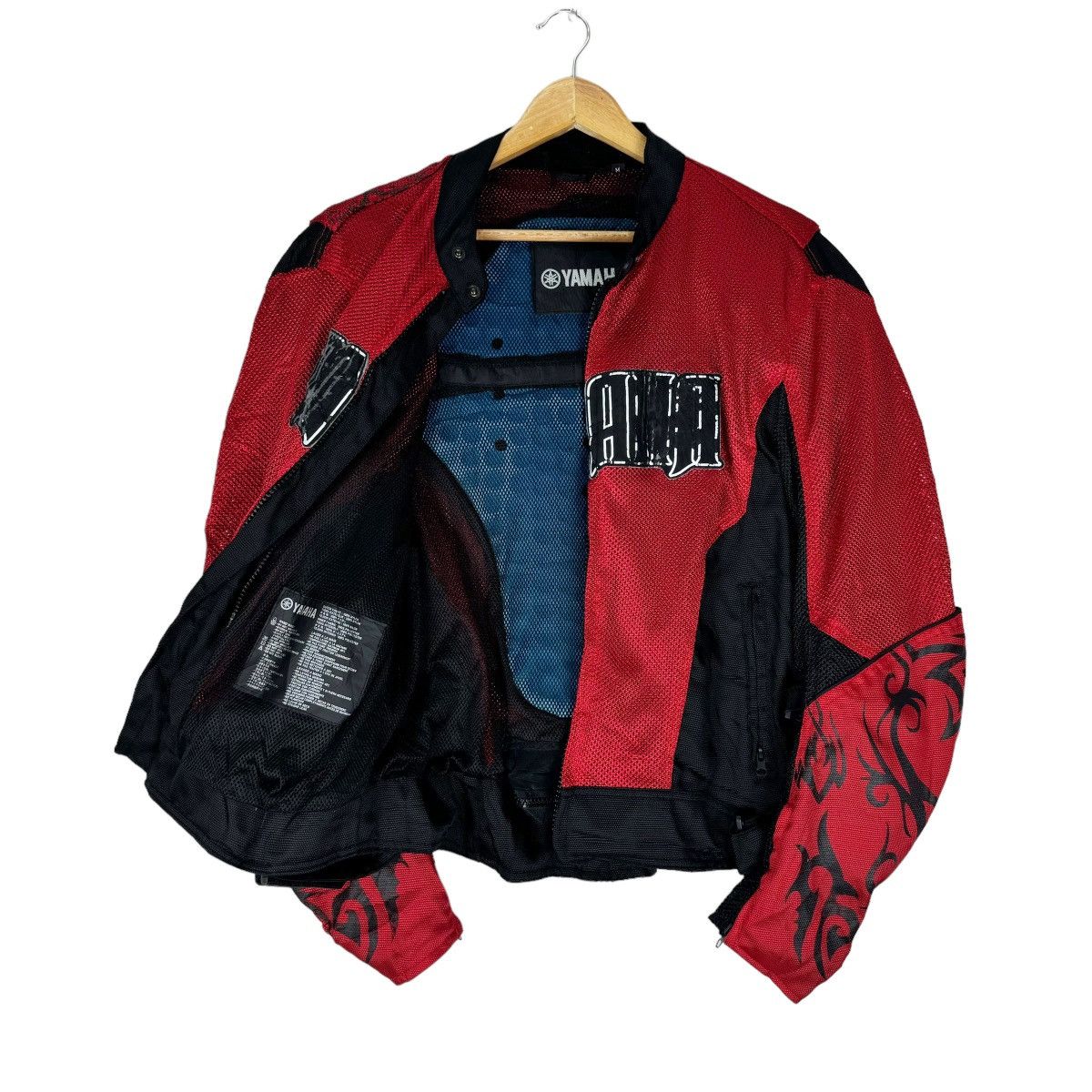 Hein Gericke Kadoya Yamaha YAMAHA MESH BIKERS PAD ZIPPER JACKET Grailed