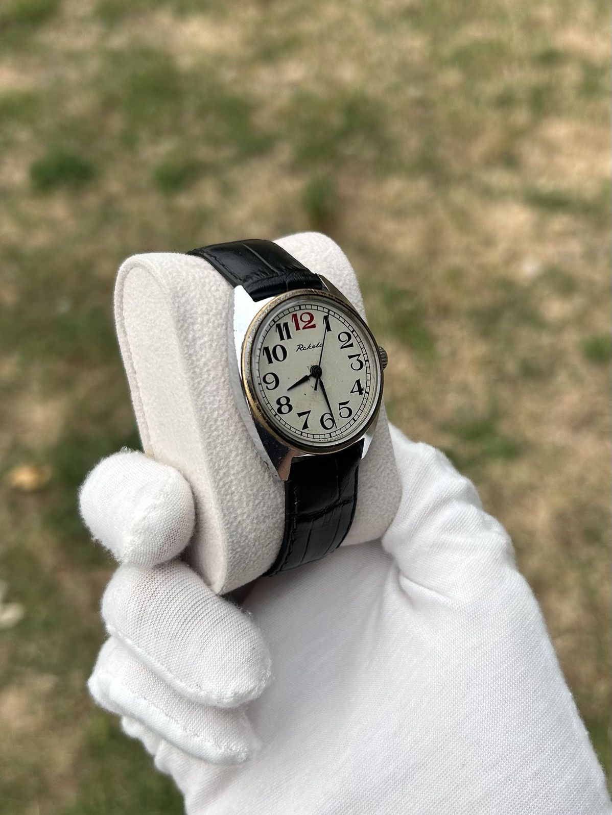 Vintage Vintage Watch Raketa USSR Soviet Mechanical 1980s Size ONE SIZE - 8 Thumbnail
