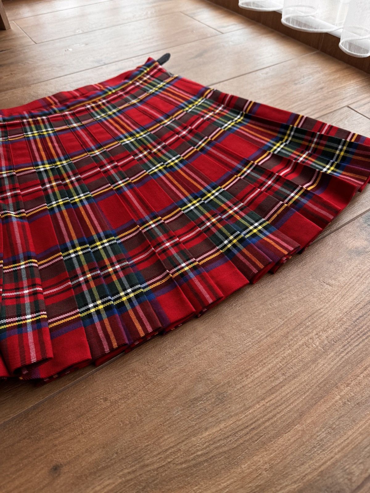 Pringle Of Scotland × Vintage Vintage Scottish Highland Kilt Woven Tartan Kilt Size US 28 / EU 44 - 8 Thumbnail