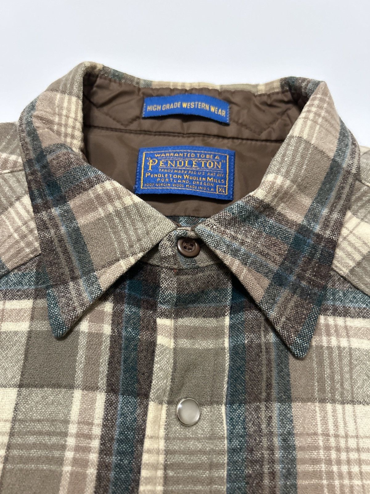 Pendleton Vintage 90s Pendleton Button Up Shirt Flannel Made in USA Size US XL / EU 56 / 4 - 6 Thumbnail