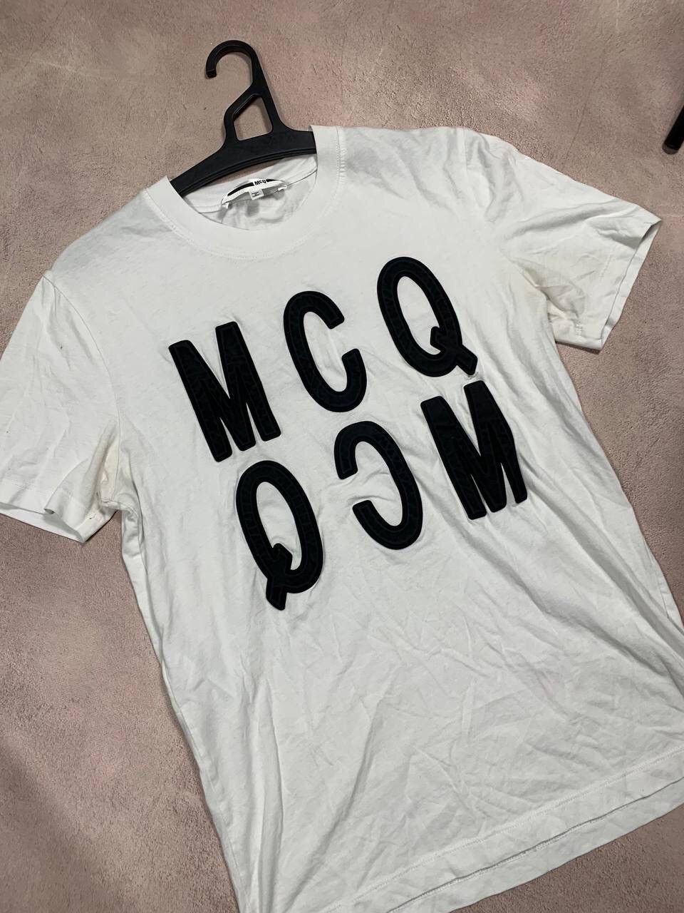 Alexander McQueen Alexander McQueen Printed Vintage Logo T-Shirt S Size US XL / EU 56 / 4 - 2 Thumbnail