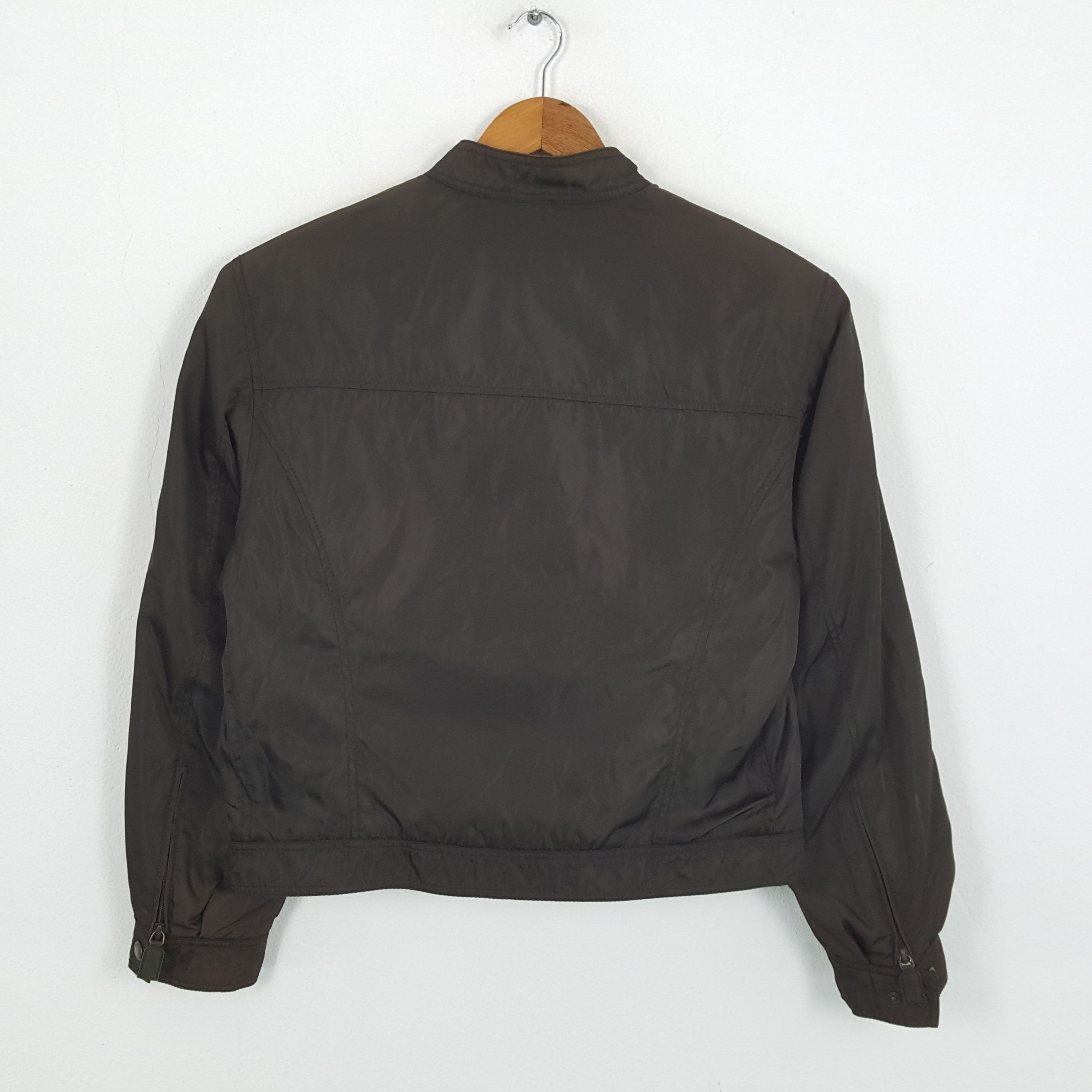 Prada × Vintage Vintage PRADA Italian Fashion Brand Bombers Jacket Size US L / EU 52-54 / 3 - 3 Thumbnail