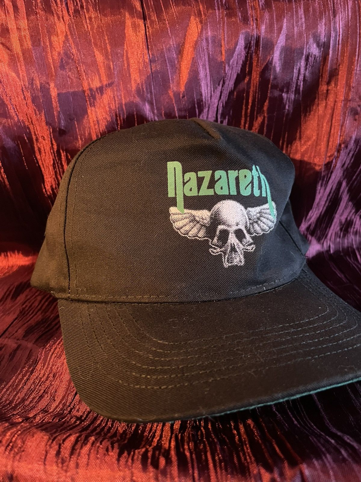 Vintage Nazareth / Skull - Duggery hat Adjustable Size ONE SIZE - 2 Thumbnail