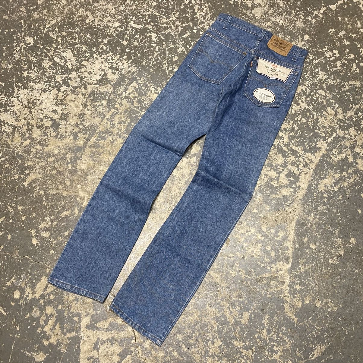 Levi's × Vintage Vintage Levi’s 509 Orange Tab Straight Leg Jeans USA NWT 80s Size US 28 / EU 44 - 2 Thumbnail
