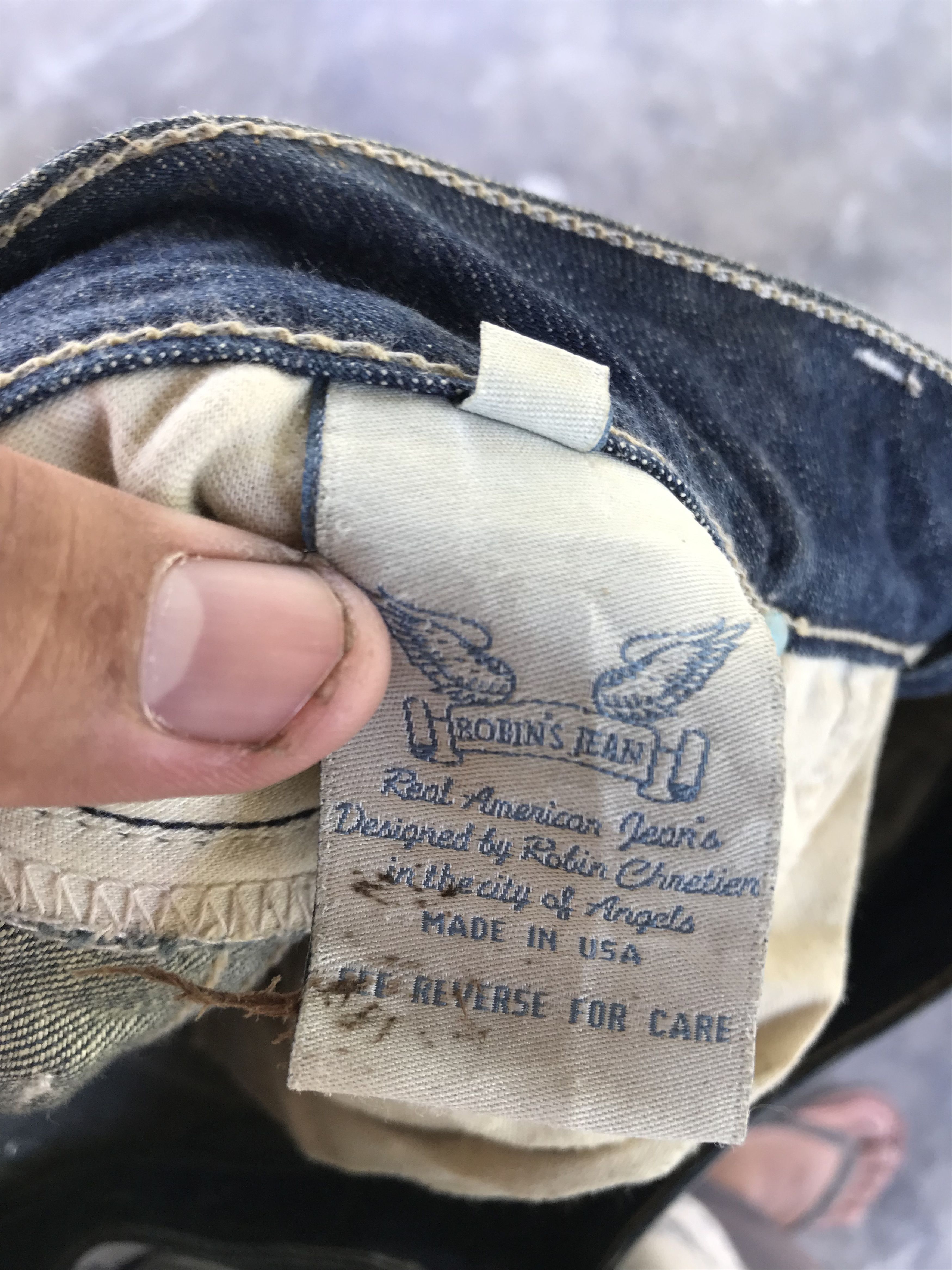 Robins Jeans Rare Robin’s Jean biker denim-34 size -made in usa Size US 36 / EU 52 - 13 Thumbnail
