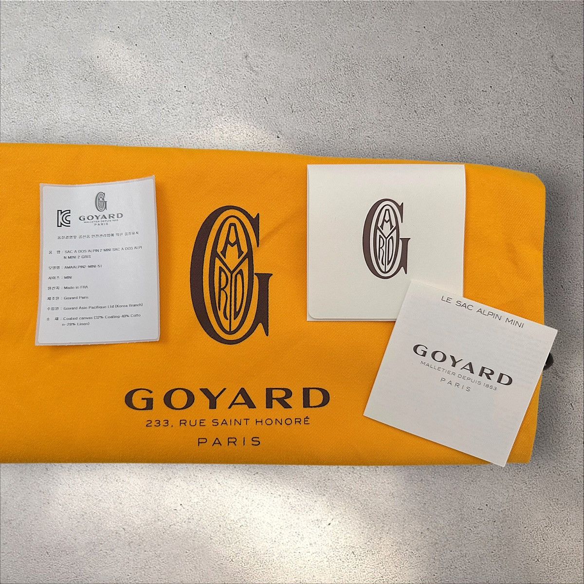 Goyard Goyard Le Sac Alpin Mini 3 Way Bag Size ONE SIZE - 16 Thumbnail