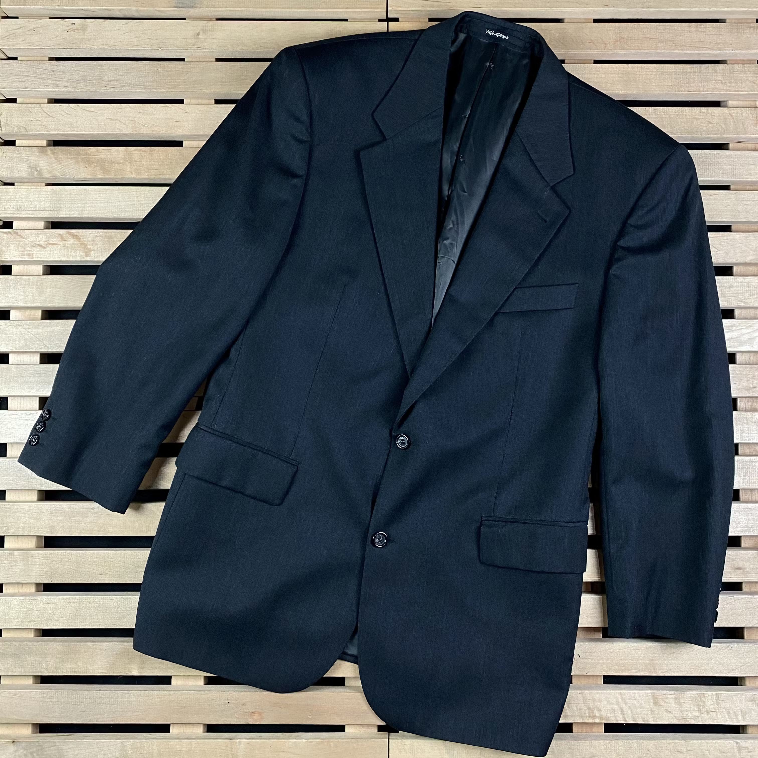 Yves Saint Laurent Mens Blazer Jacket Yves Saint Laurent Size 27 Size 50R - 1 Thumbnail