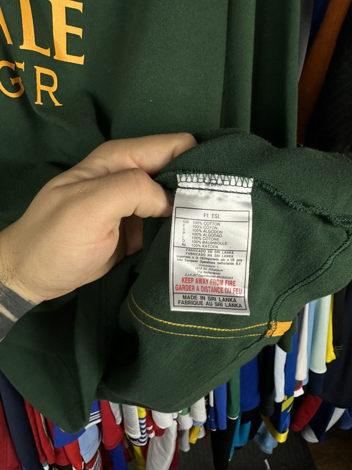 Nike Vintage 90's Nike South Africa Rugby Union L/S Jersey Shirt Size US M / EU 48-50 / 2 - 9 Thumbnail