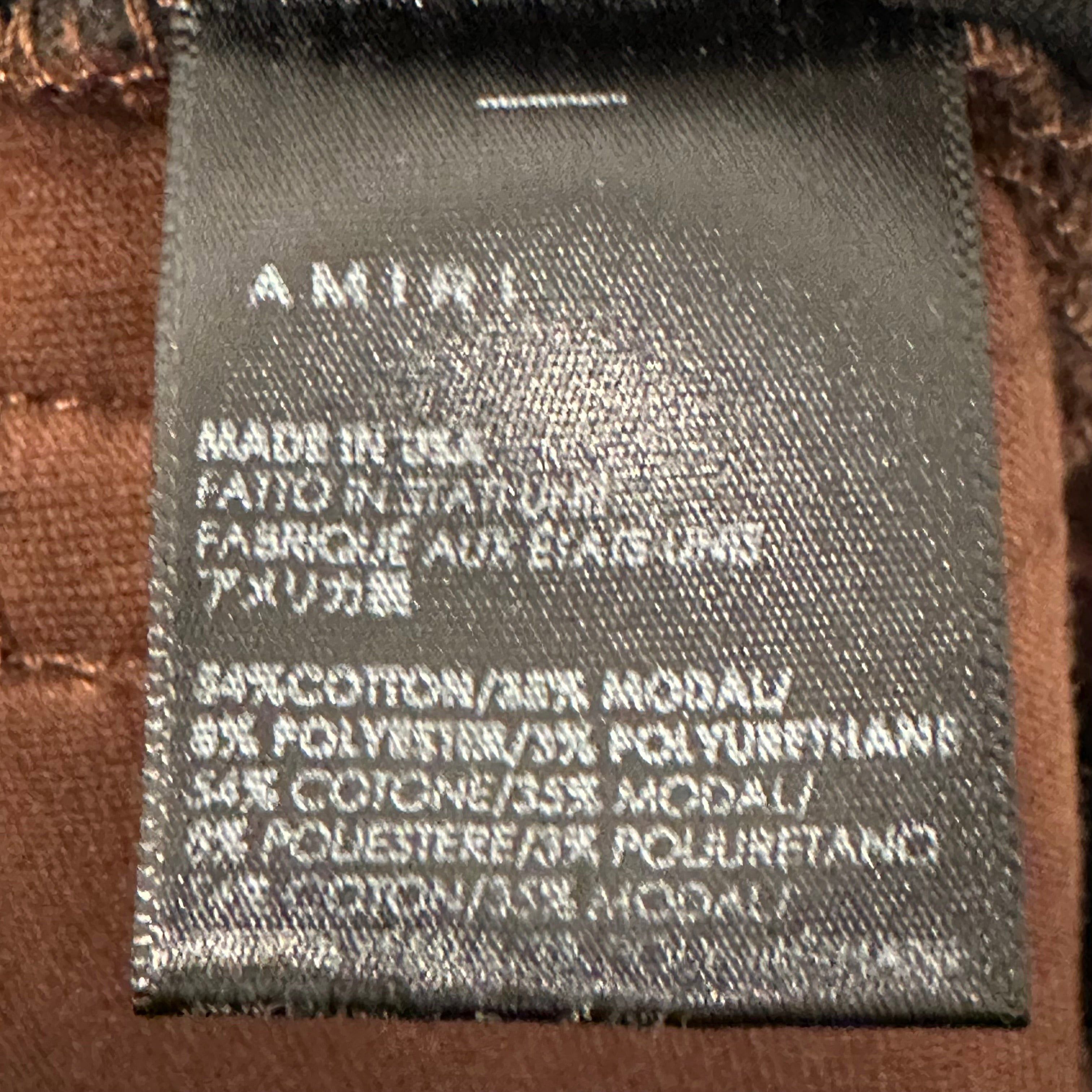 Amiri Amiri Plain Brown Velour Jeans Sz 29 Size US 29 - 6 Thumbnail