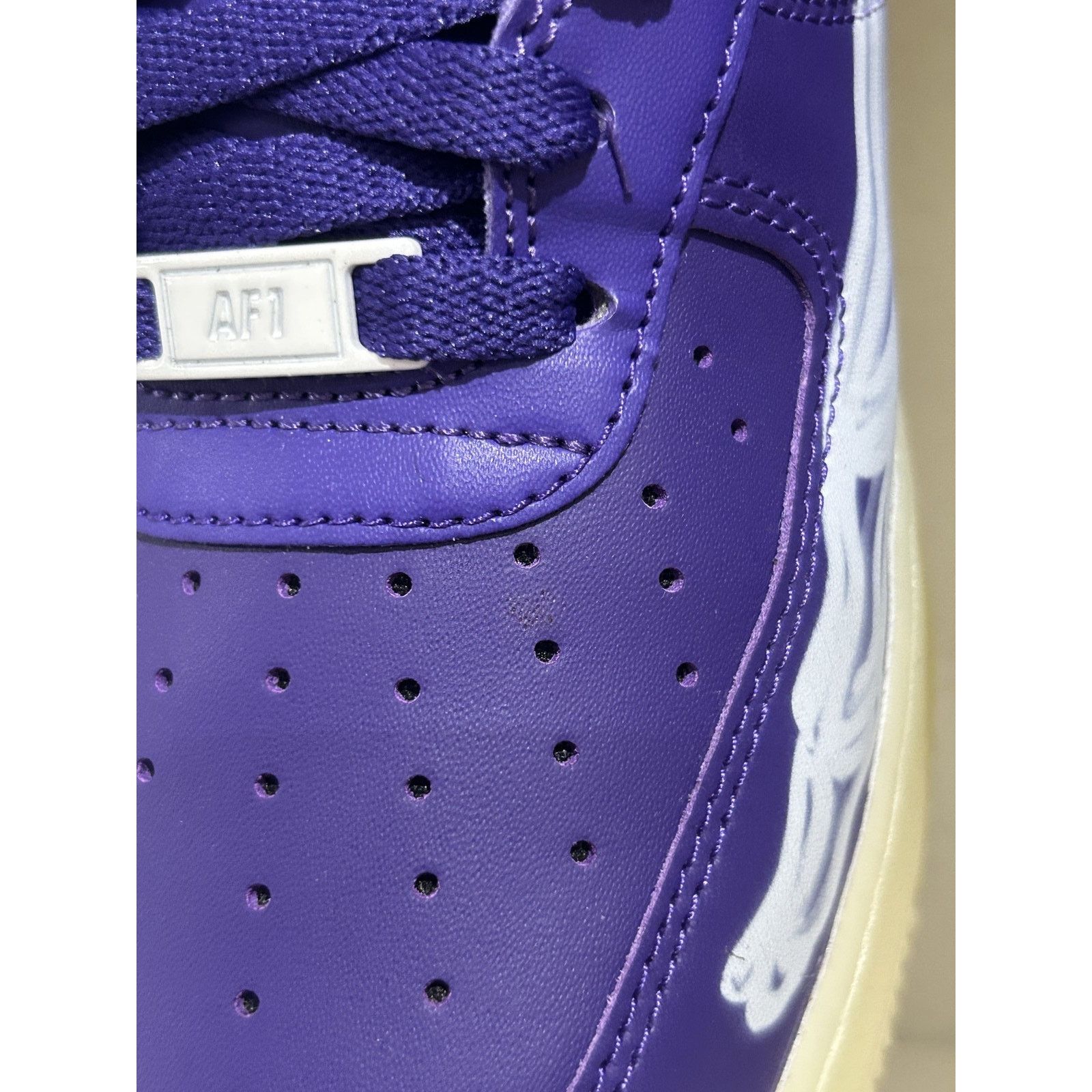 Nike NIKE AIR FORCE 1 LOW PURPLE SKELETON SIZE 11 PREOWNED Size US 11 / EU 44 - 14 Thumbnail