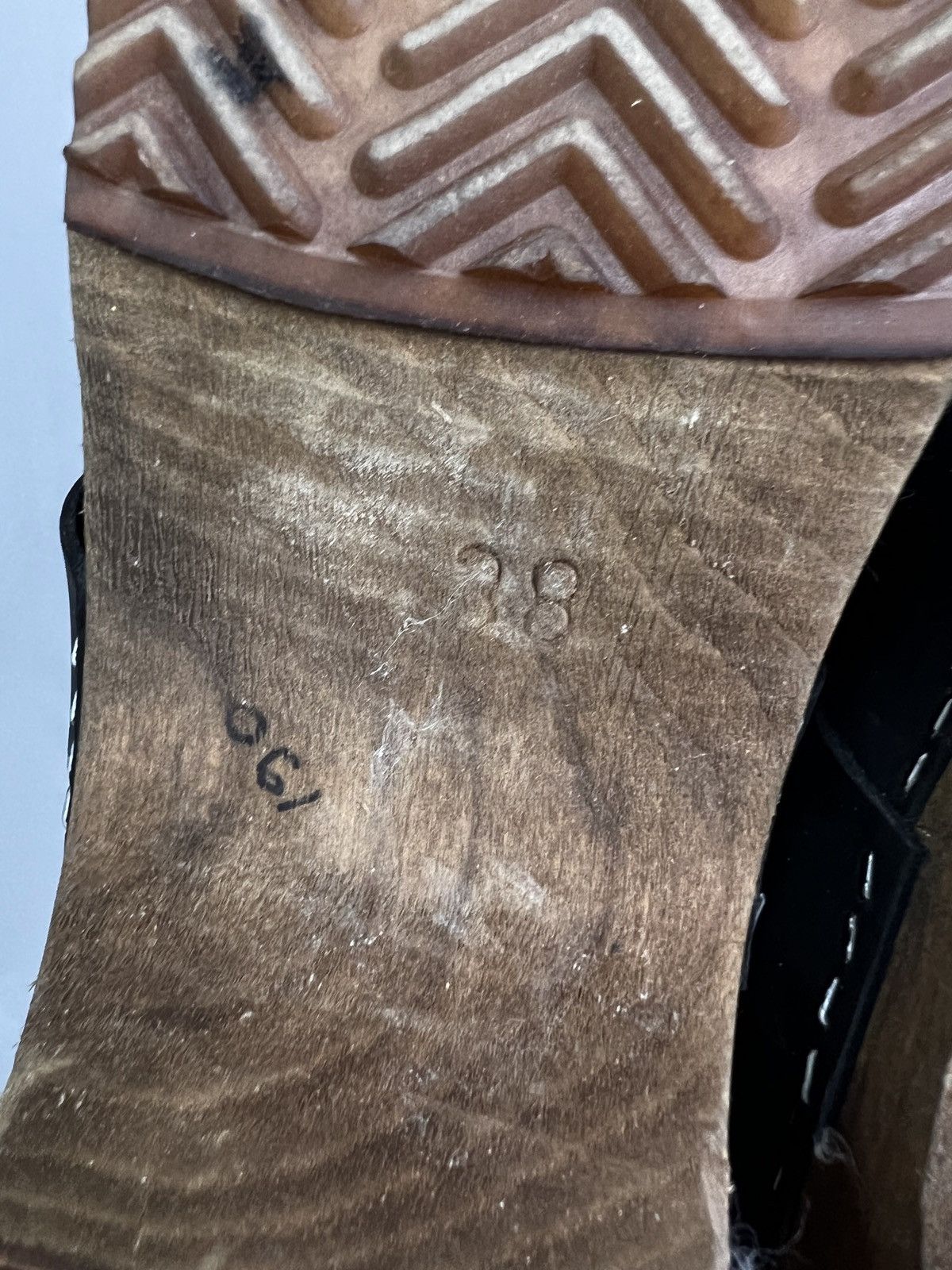 Other 90s LEATHER GLOGS boots avant garde platform guidi style Size US 8 / IT 38 - 7 Thumbnail