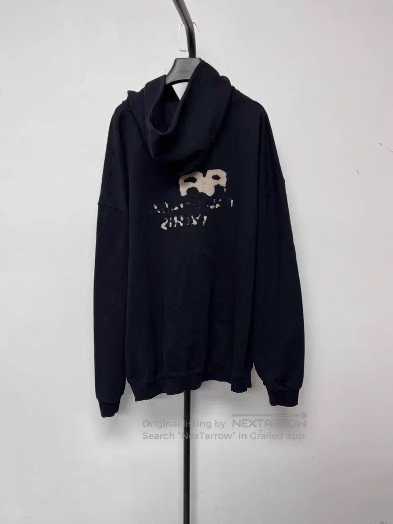 Balenciaga Balenciaga Letter Logo Printed Hooded Long Sleeve Sweatshi Size S / US 4 / IT 40 - 2 Thumbnail
