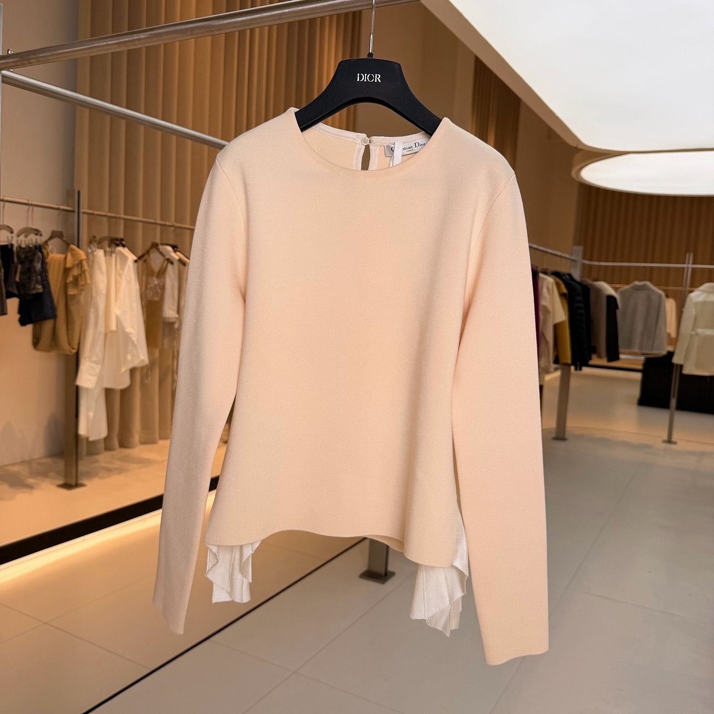 Dior Dior Pleated Knit Sweater Size FR 40 Size M / US 6-8 / IT 42-44 - 1 Thumbnail