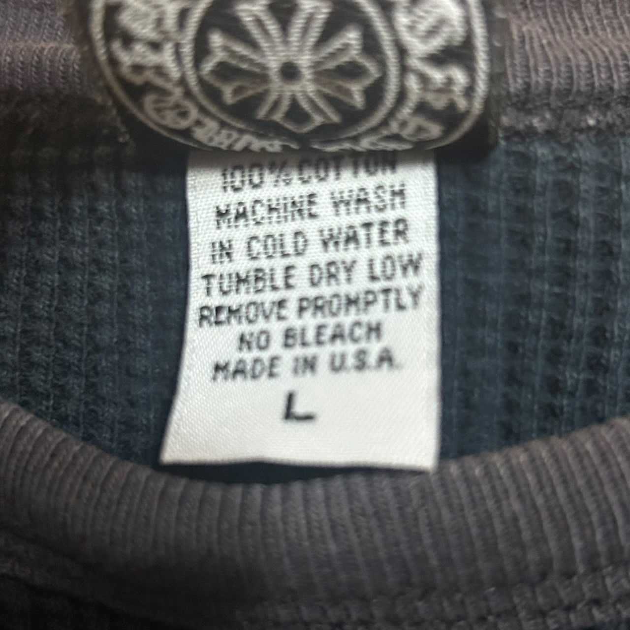 Chrome Hearts Vintage Chrome Hearts Dagger Fuck You Thermal L/S Shirt Size US L / EU 52-54 / 3 - 6 Thumbnail