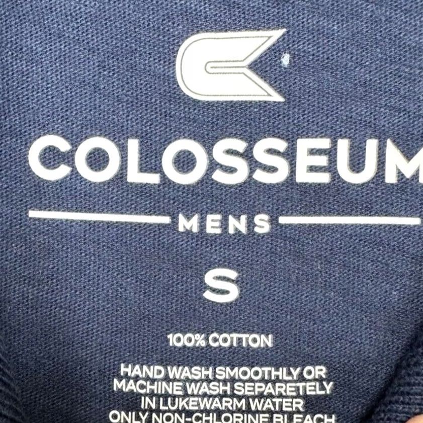 Vintage Colosseum West Virginia Mountaineers Polo Shirt Mens Small Navy Blue Rugby Size US S / EU 44-46 / 1 - 6 Thumbnail