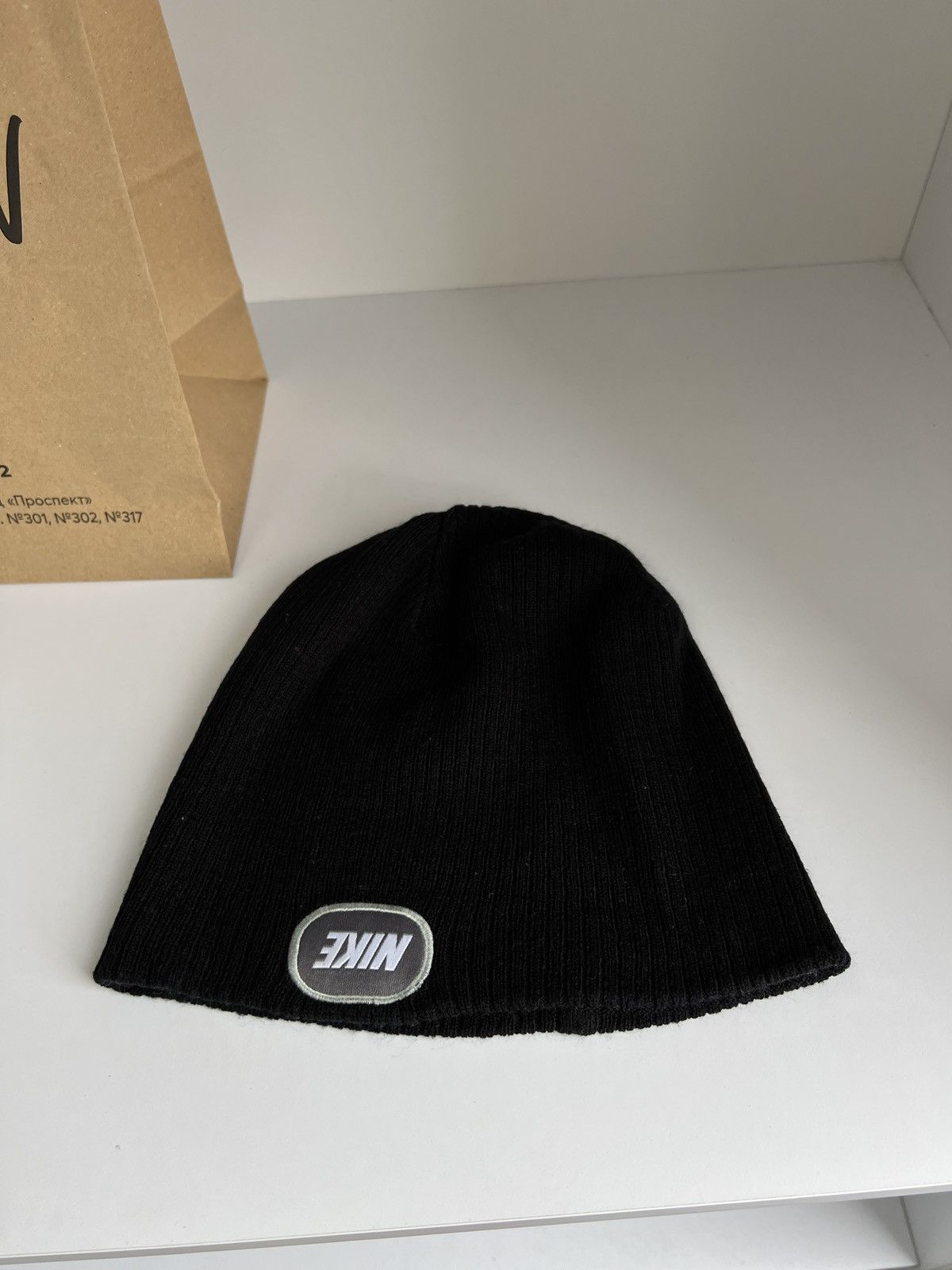Nike × Vintage Vintage Nike 90s Street wear Beanie Size ONE SIZE - 1 Thumbnail