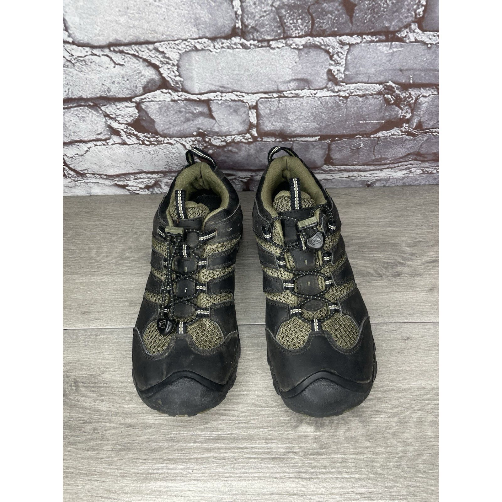 KEEN KEEN 1011760 Koven Olive Black Green Hiking Waterproof Shoes Size US 6 / IT 36 - 21 Thumbnail