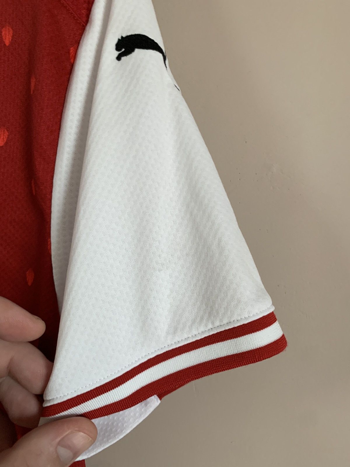 Puma Austria 2020 Home Football Shirt Puma Soccer Jersey Size M Size US M / EU 48-50 / 2 - 7 Thumbnail