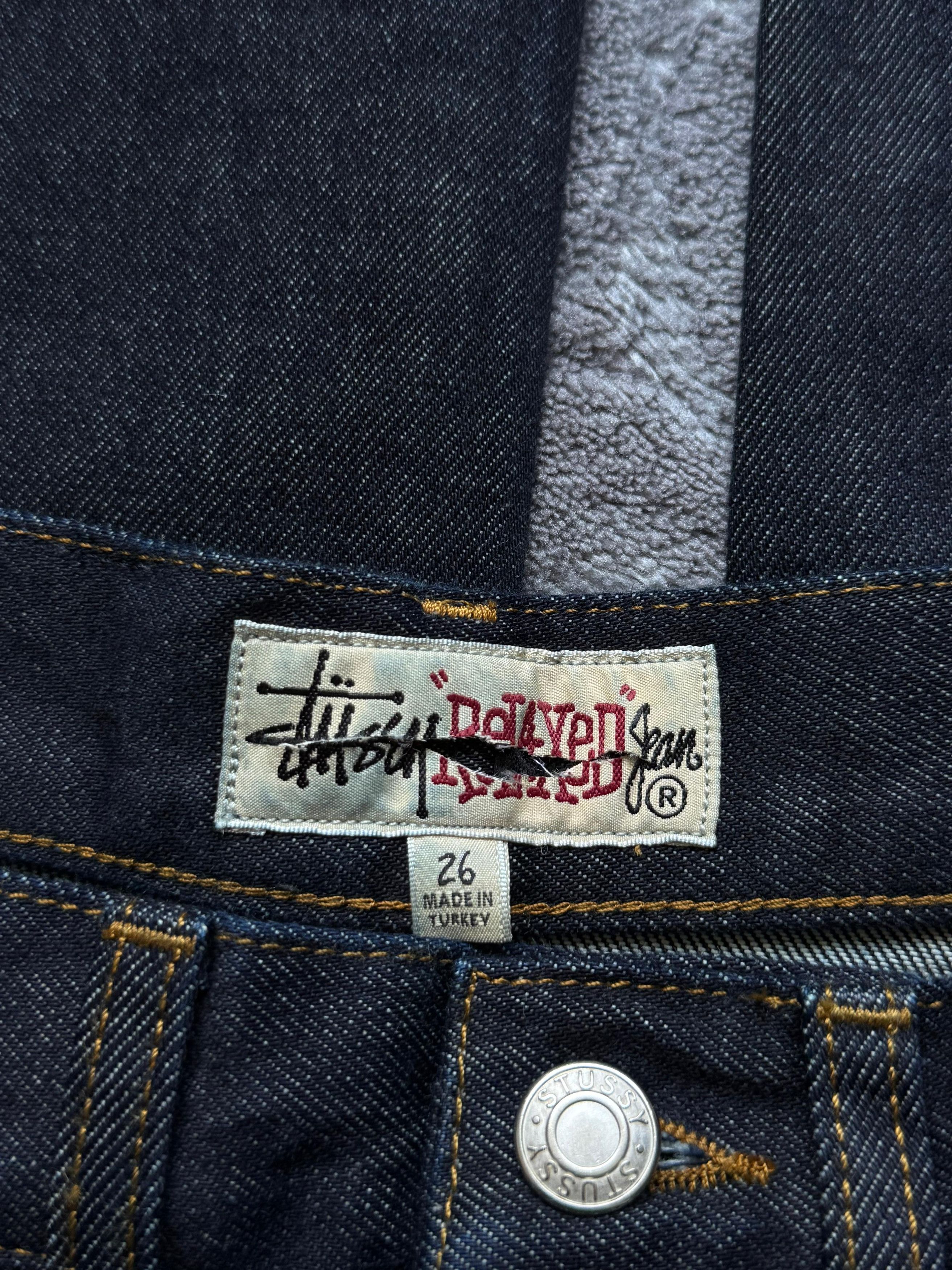 Stussy CC28 Relaxed Raw Denim in Navy Blue Size US 26 / EU 42 - 3 Thumbnail