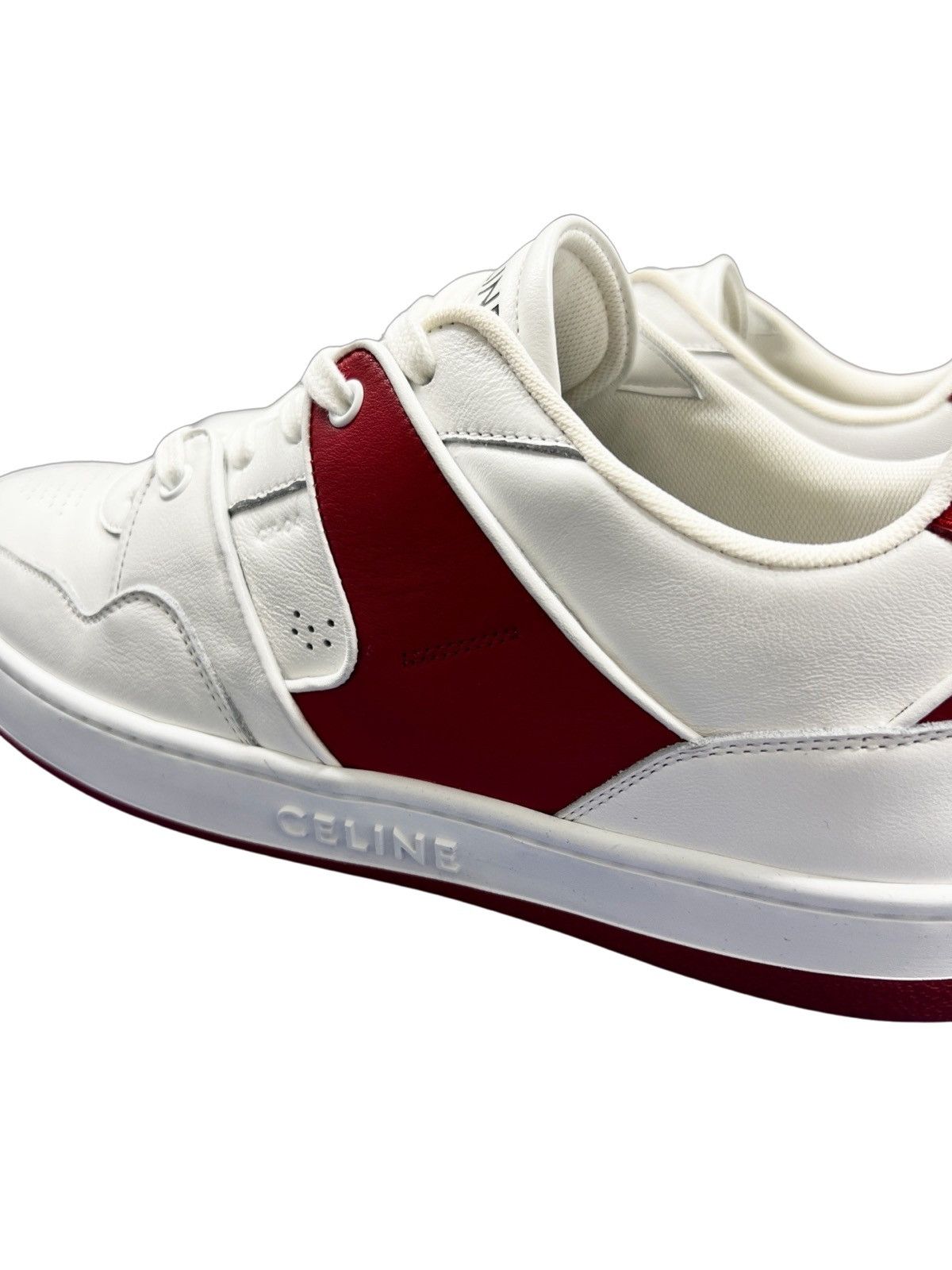 Celine Celine Ct-04 Leather Sneaker Red White Lace Size US 10 / EU 43 - 4 Thumbnail
