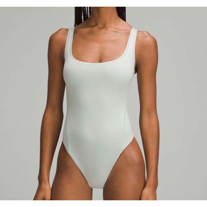 Lululemon NWT Lululemon Wundermost Bodysuit XS 4 Nulu Square-Neck Slee Size XS / US 0-2 / IT 36-38 - 1 Thumbnail