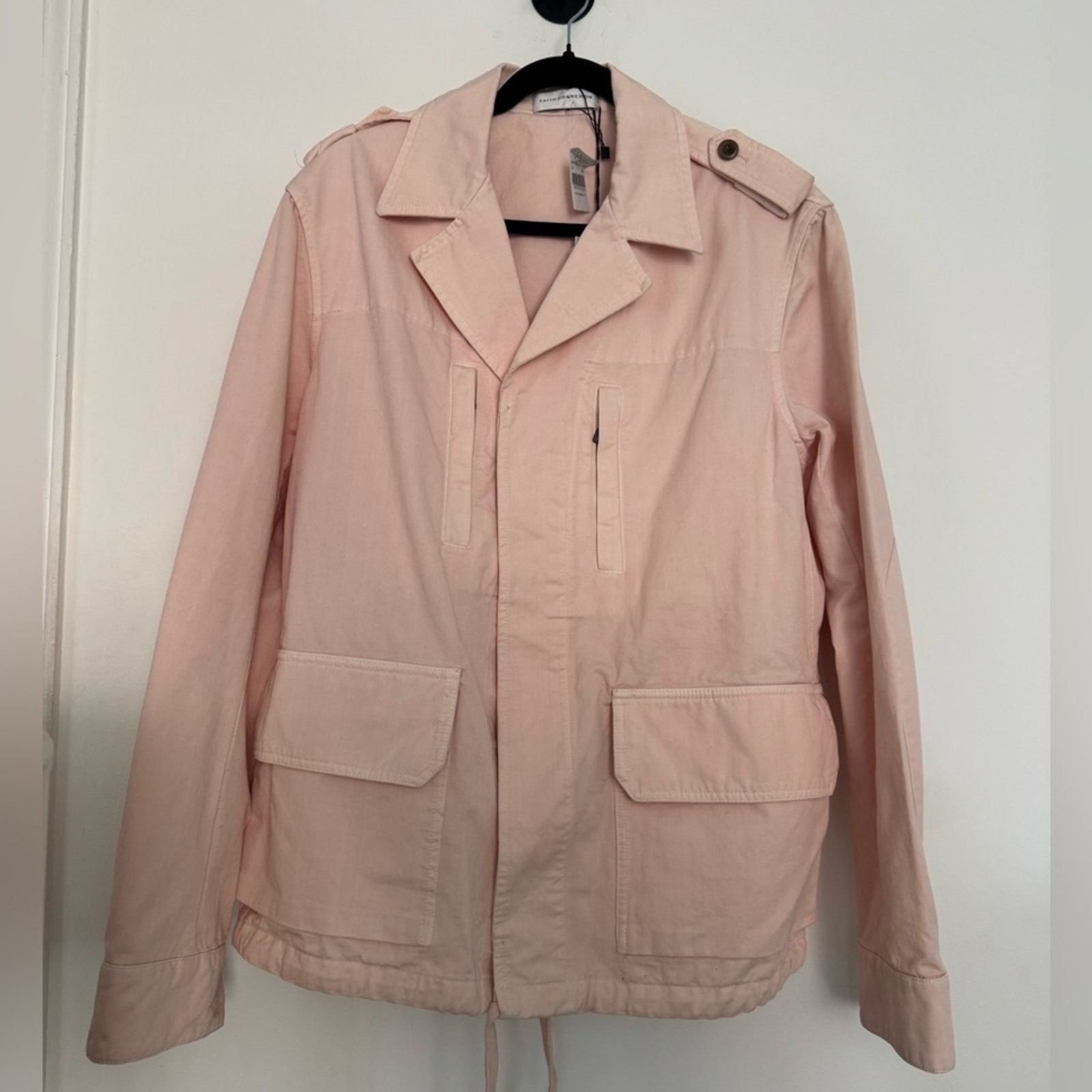 Faith Connexion Pink NWT Biker Jacket Size L