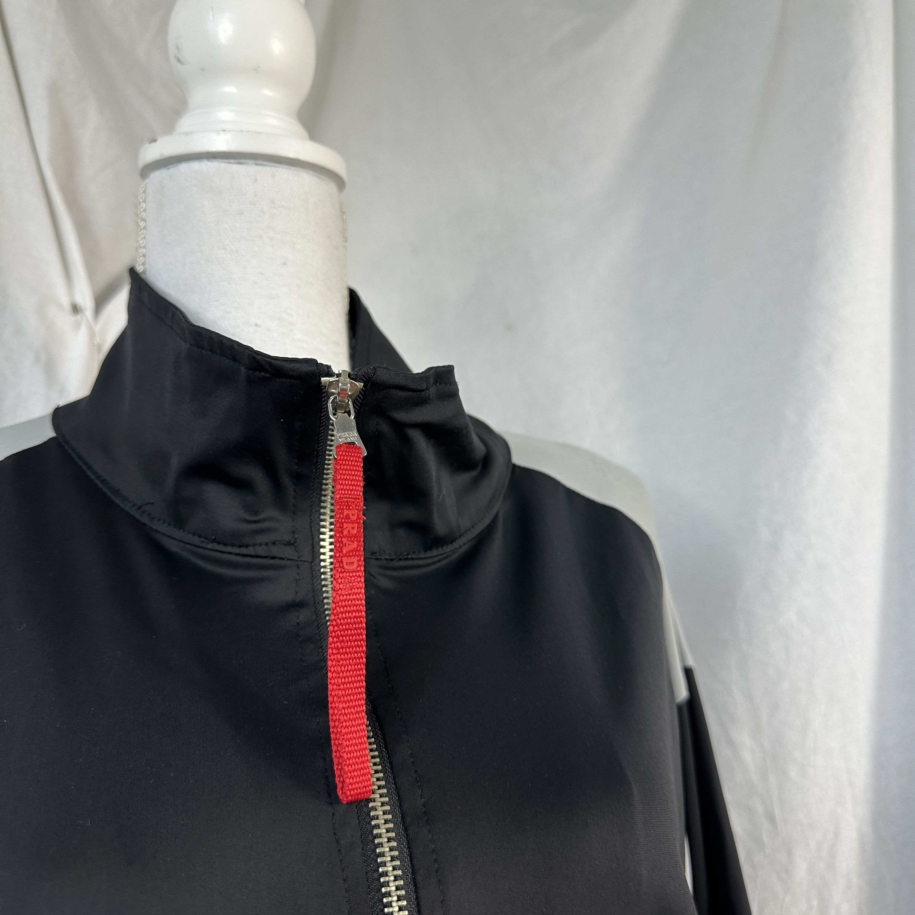 Prada × Vintage Vintage Old Money Preppy Prada Jacket Double Zip 00s Size US XL / EU 56 / 4 - 4 Thumbnail