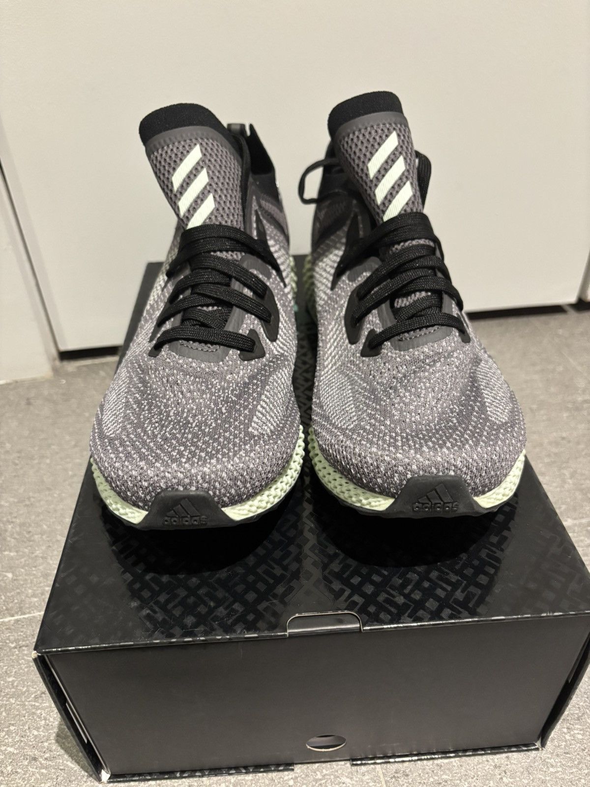 Adidas Alphaede 4D adidas running OG grey / black sneakers Size US 11 / EU 44 - 2 Thumbnail