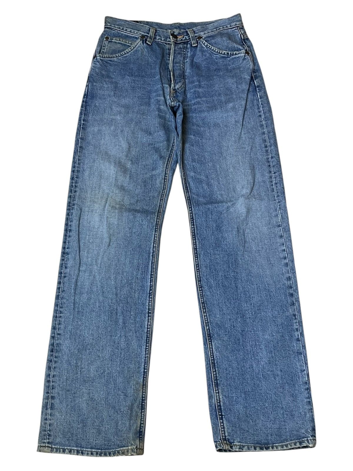 Japanese Brand Vintage LEE RIDERS repro 50s dirty half selvedge jeans Size US 29 - 1 Thumbnail
