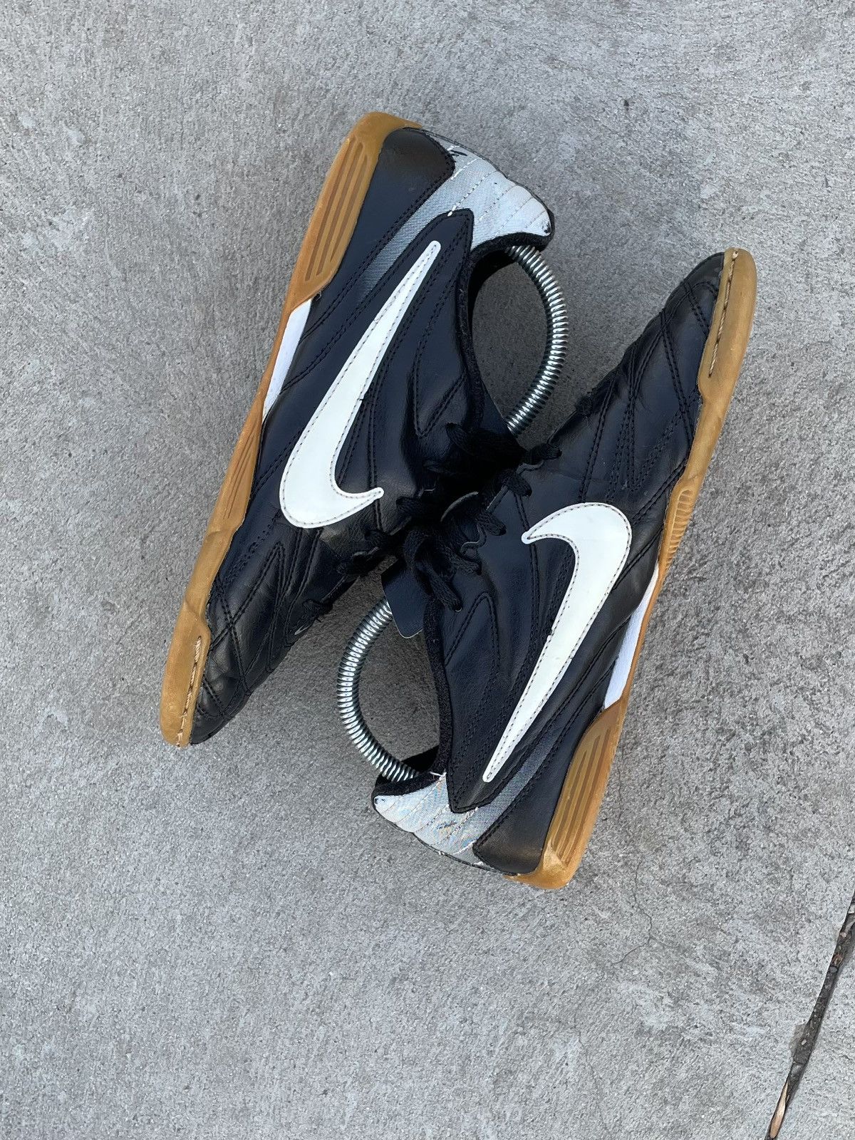 Nike × Vintage Nike Tiempo 2000s Vintage T90 Sneakers Y2k Boots Blokecore Size US 5.5 / EU 38 - 2 Thumbnail