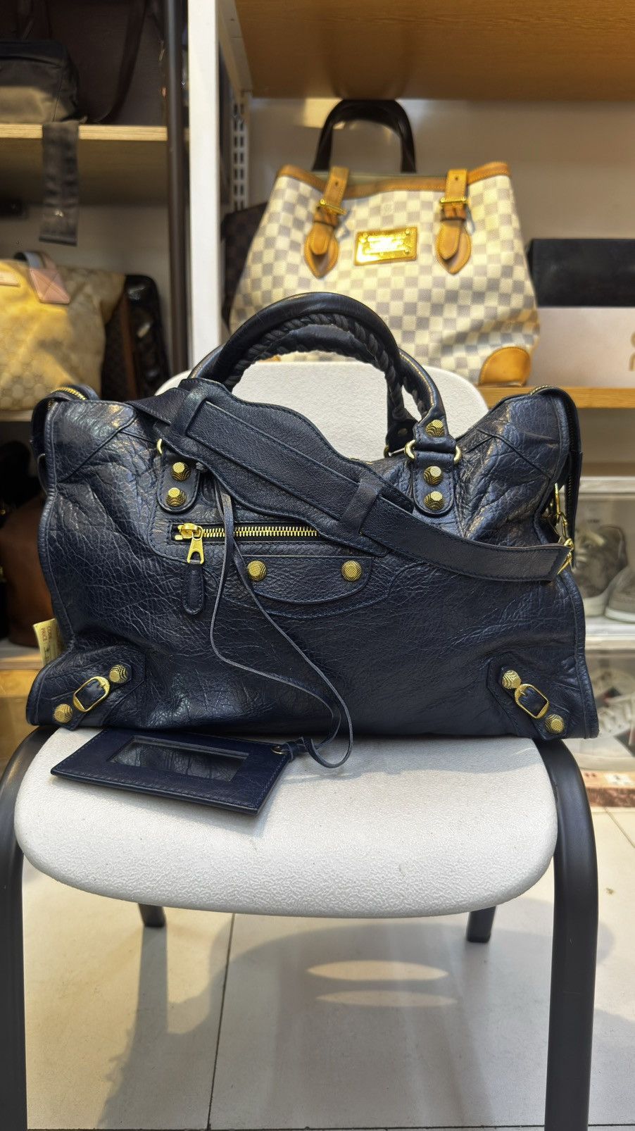 Balenciaga BALENCIAGA Persian Lambskin Leather Giant 12 Gold City Bag Size ONE SIZE - 1 Thumbnail