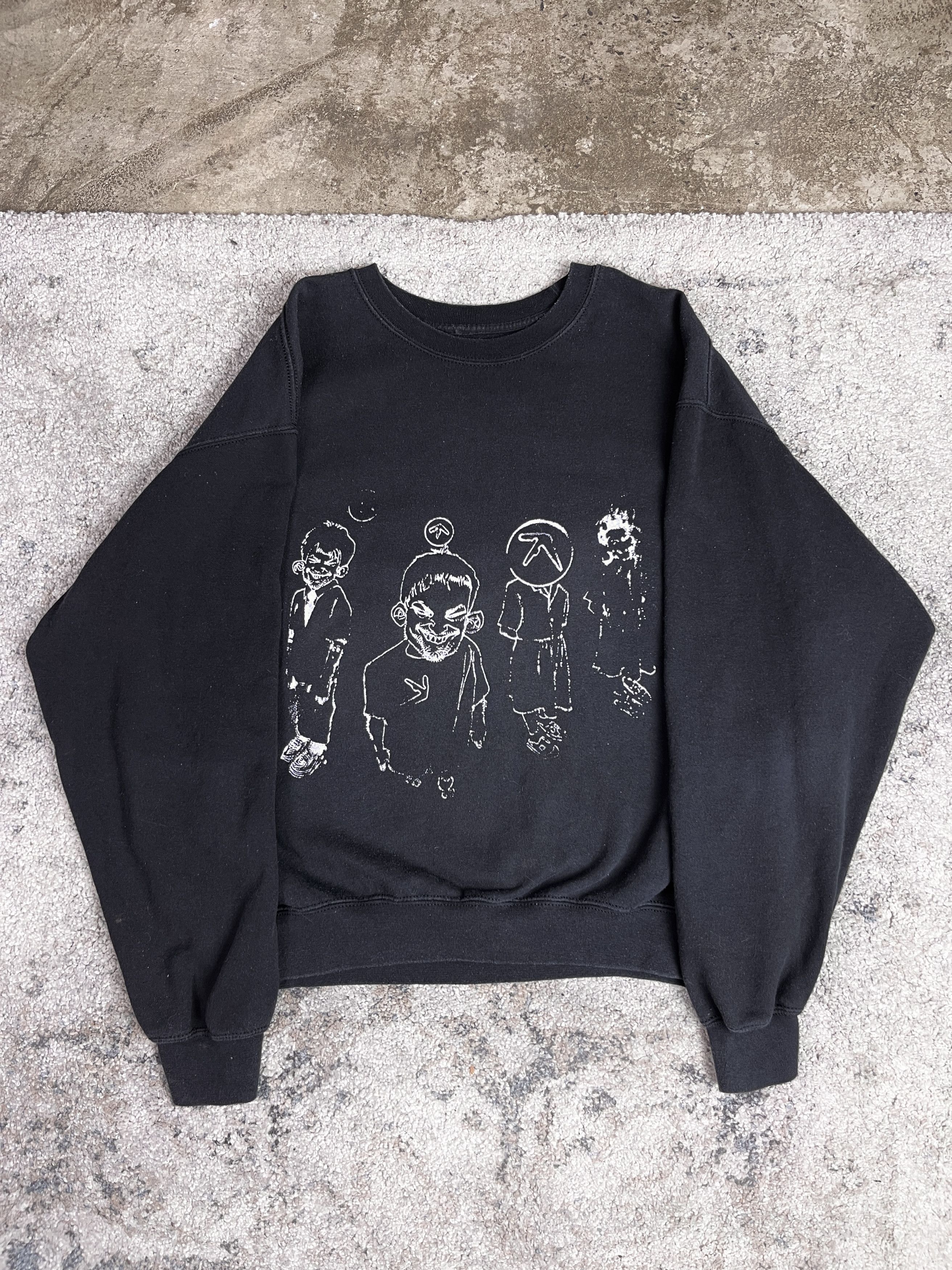 Vintage APHEX TWIN "COME TO DADDY" SWEATSHIRT - № 1651 Size US L / EU 52-54 / 3 - 2 Thumbnail