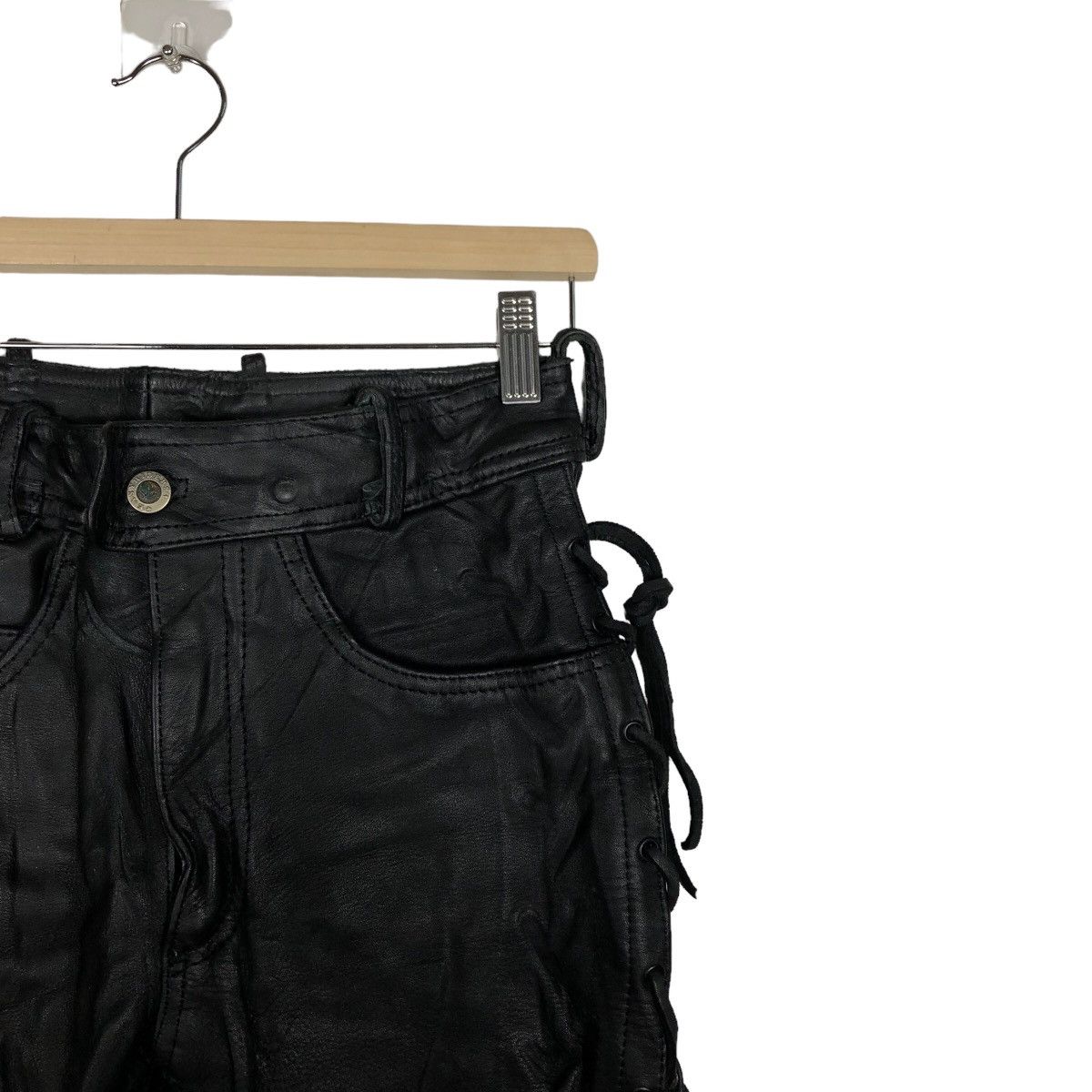 Genuine Leather Rare Bondage Riot Riot Genuine Leather Pants Easy Rider Usa Size US 28 / EU 44 - 5 Thumbnail