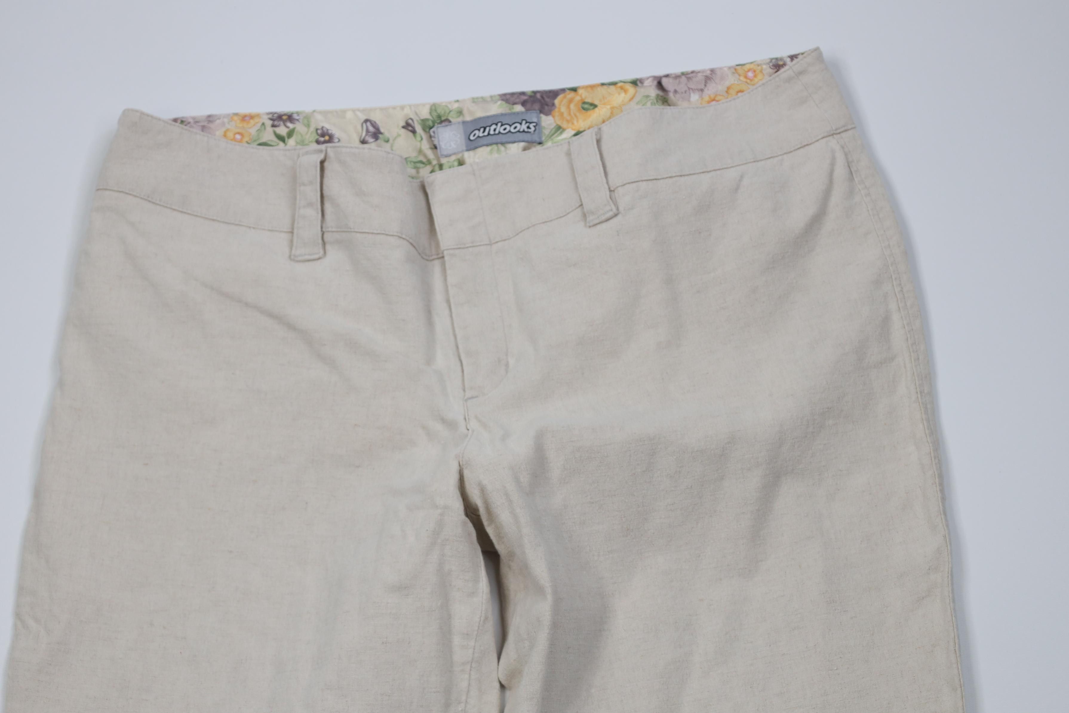 Vintage Vintage 90s Y2K Babydoll Flared Wide Leg Bell Bottoms Pants Size 32" / US 10 / IT 46 - 2 Thumbnail
