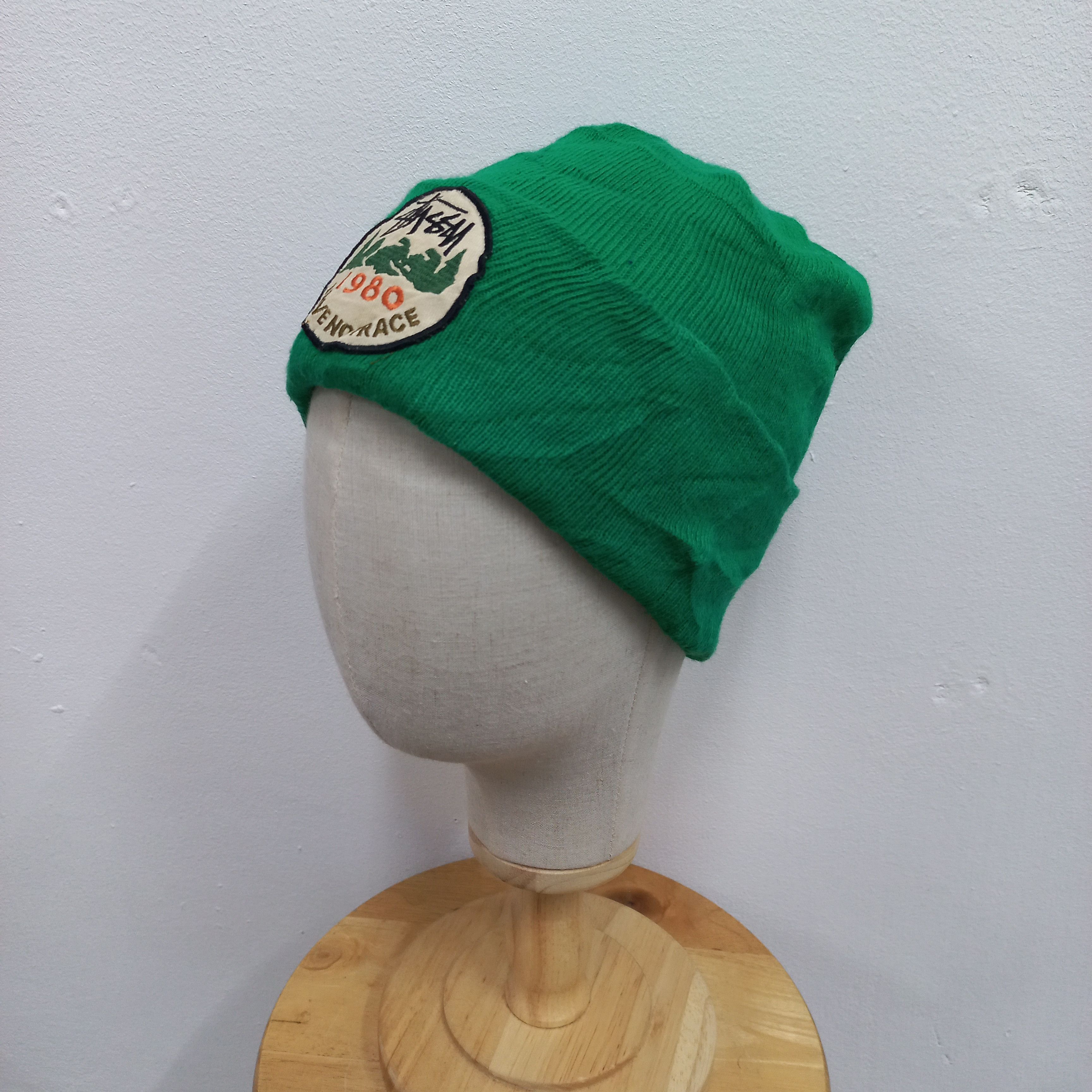 Stussy 🏔️ Vintage stussy camping outdoor patch beanie hat Size ONE SIZE - 2 Thumbnail