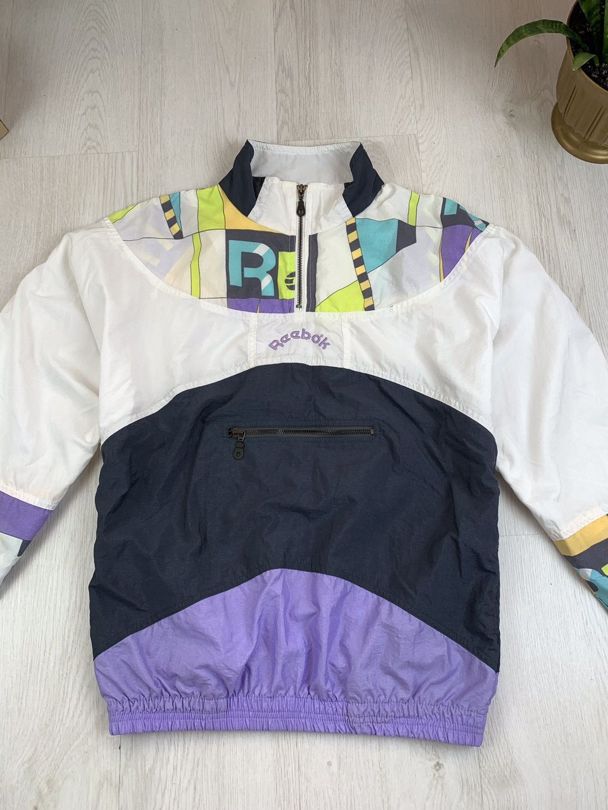 Reebok Reebok Vintage 90s Retro Drill Jacket Size S Size US S / EU 44-46 / 1 - 2 Thumbnail