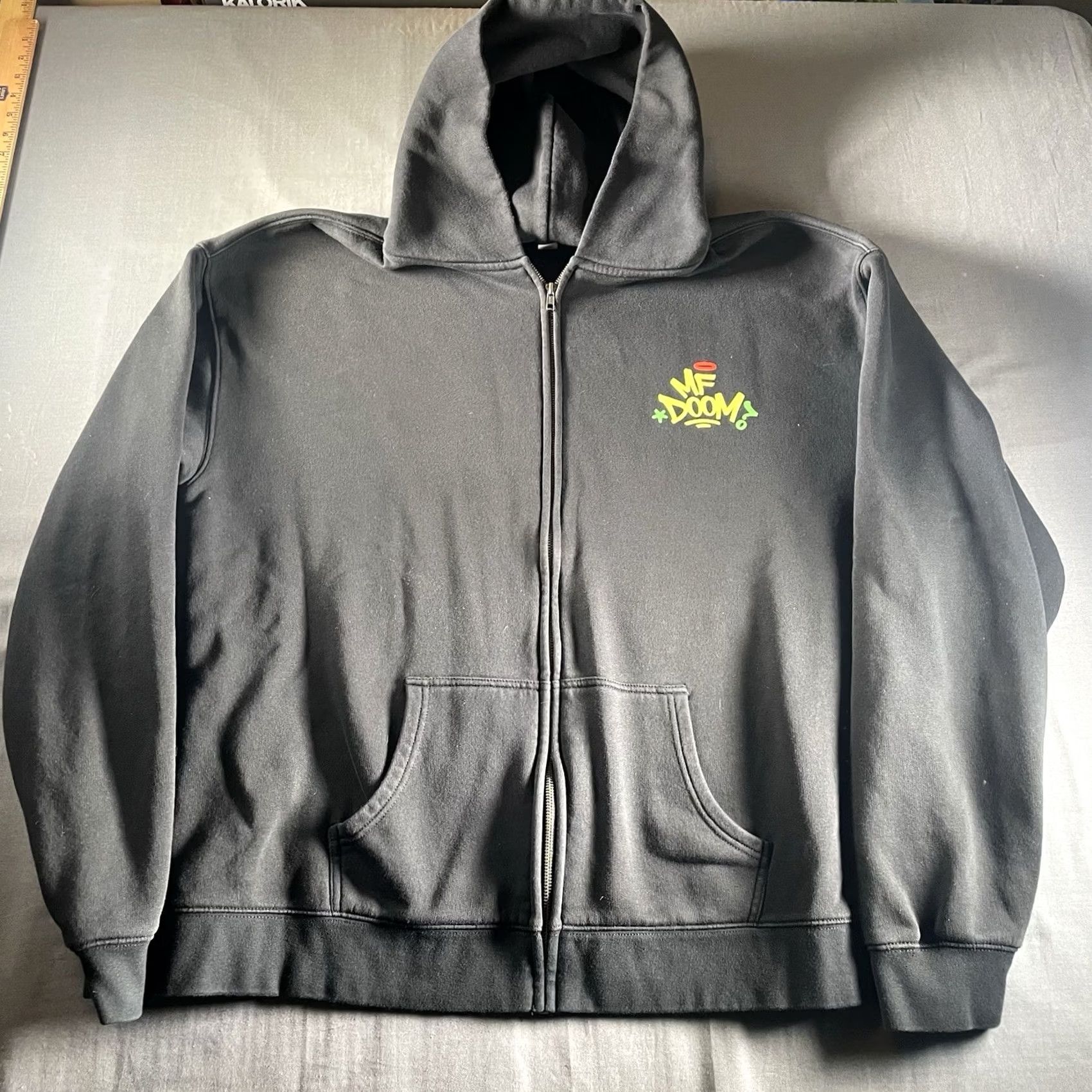 Vintage Gasdrawls MF Doom Hoodie Men’s 3XL Black Zip Up Full Zip Mens Gasdrawls 3XL Doom Rap Hoodie Size US XXL / EU 58 / 5 - 3 Thumbnail