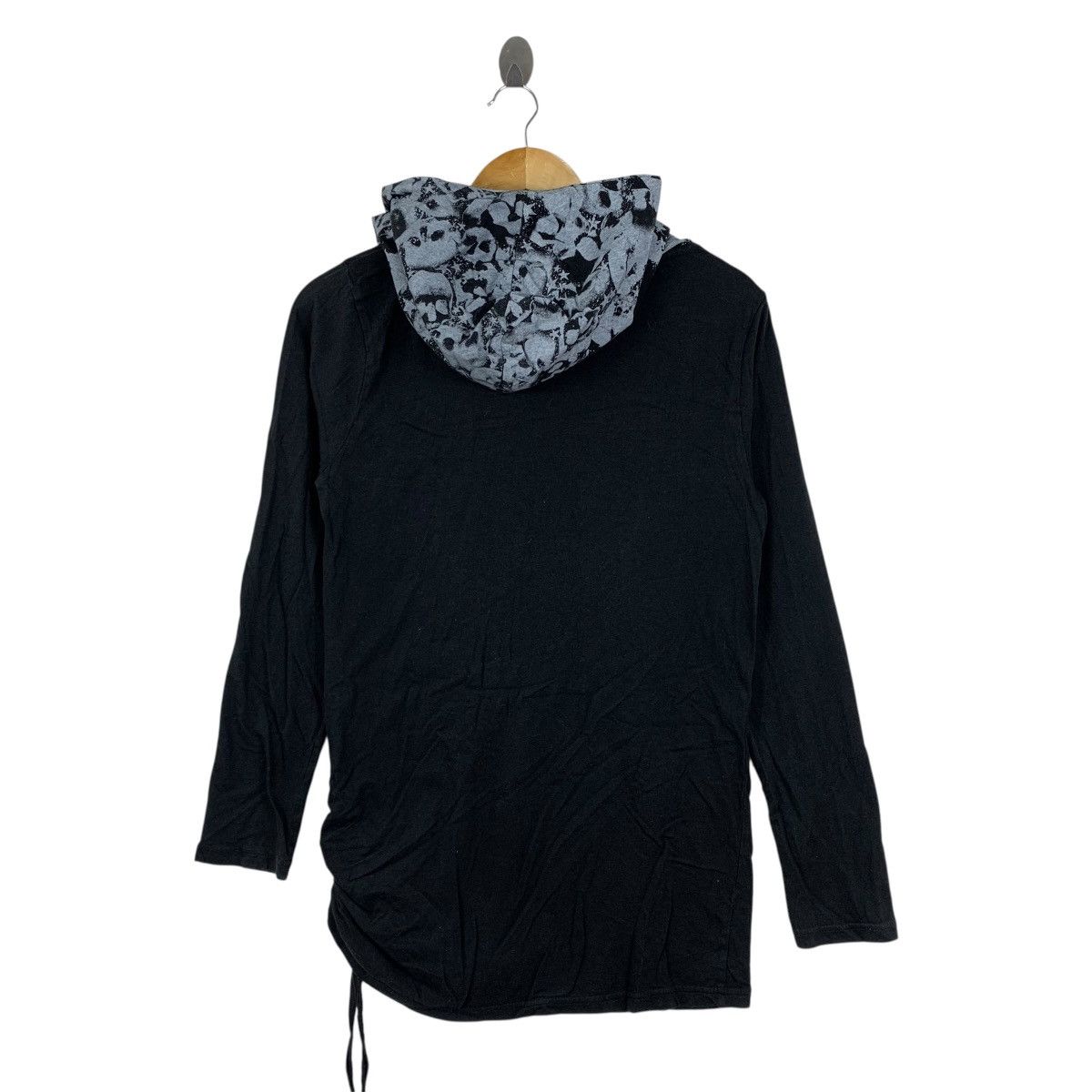 Japanese Brand DARKNESS DOUBLEFOCUS Skull Punk Gothic Hooded Sweatshirt Size US L / EU 52-54 / 3 - 2 Thumbnail