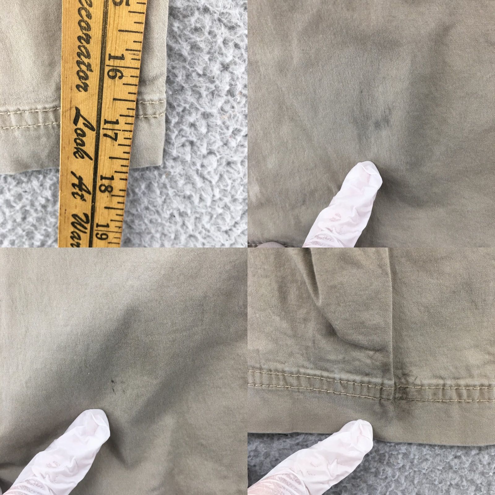 Calvin Klein Calvin Klein Jeans Capri Pants Womens 10 Beige Flat Front Zip Fly Drawstring Capris Casual Modern Womens 10 Beige Capri Pants Calvin Klein Jeans Size 32" / US 10 / IT 46 - 8 Thumbnail