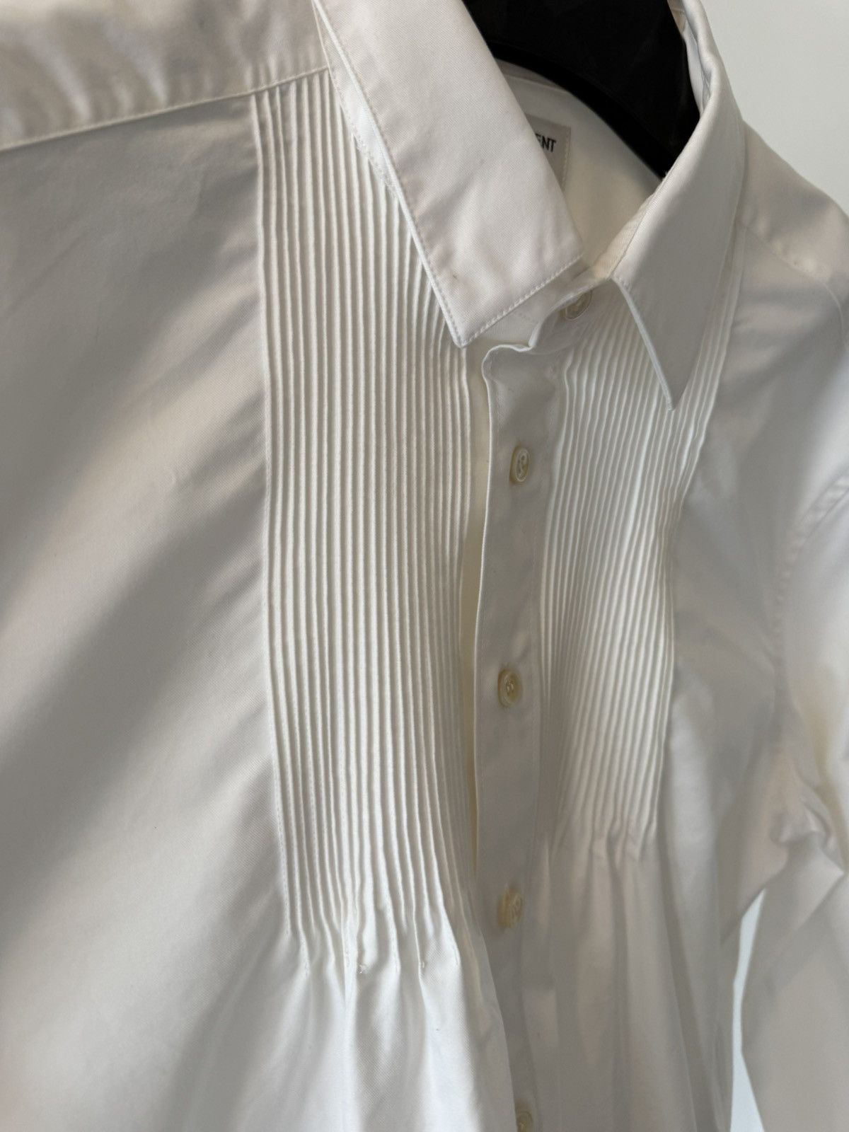 Saint Laurent Paris FW23' Saint Laurent Lavalliere-neck blouse in cotton poplin Size US M / EU 48-50 / 2 - 9 Thumbnail