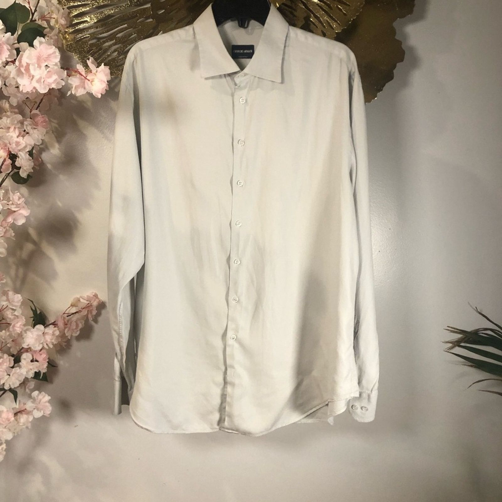 Giorgio Armani Giorgio Armani button down dress shirt | Grailed