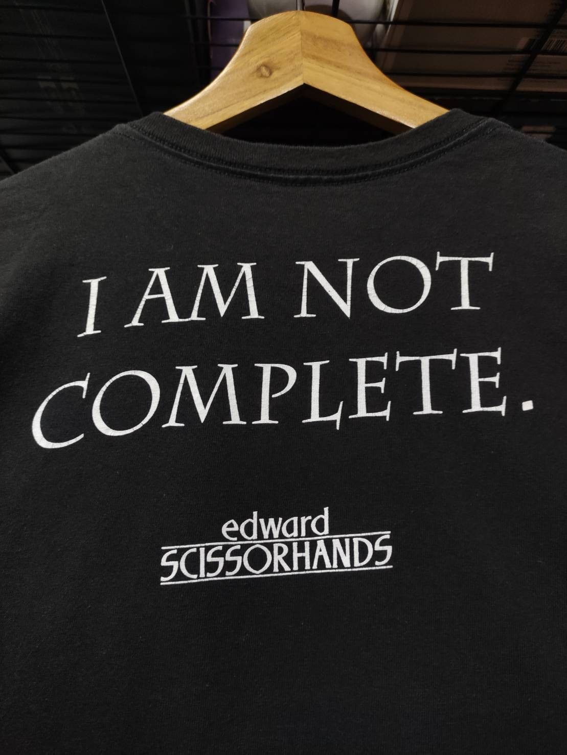 Expert Horror Edward Scissorhands " I Am Not Complete " Movie Promo Size US XL / EU 56 / 4 - 9 Thumbnail