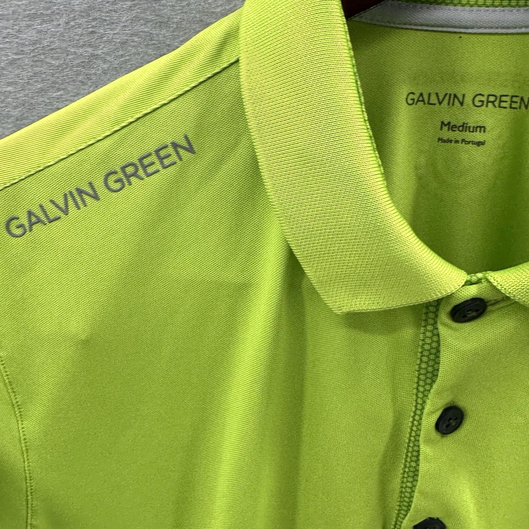 Galvin Green Galvin Green Women Polo Shirt Medium Green Lime Embroidered Preppy Short Sleeve Casual Sportswear Size M / US 6-8 / IT 42-44 - 6 Thumbnail